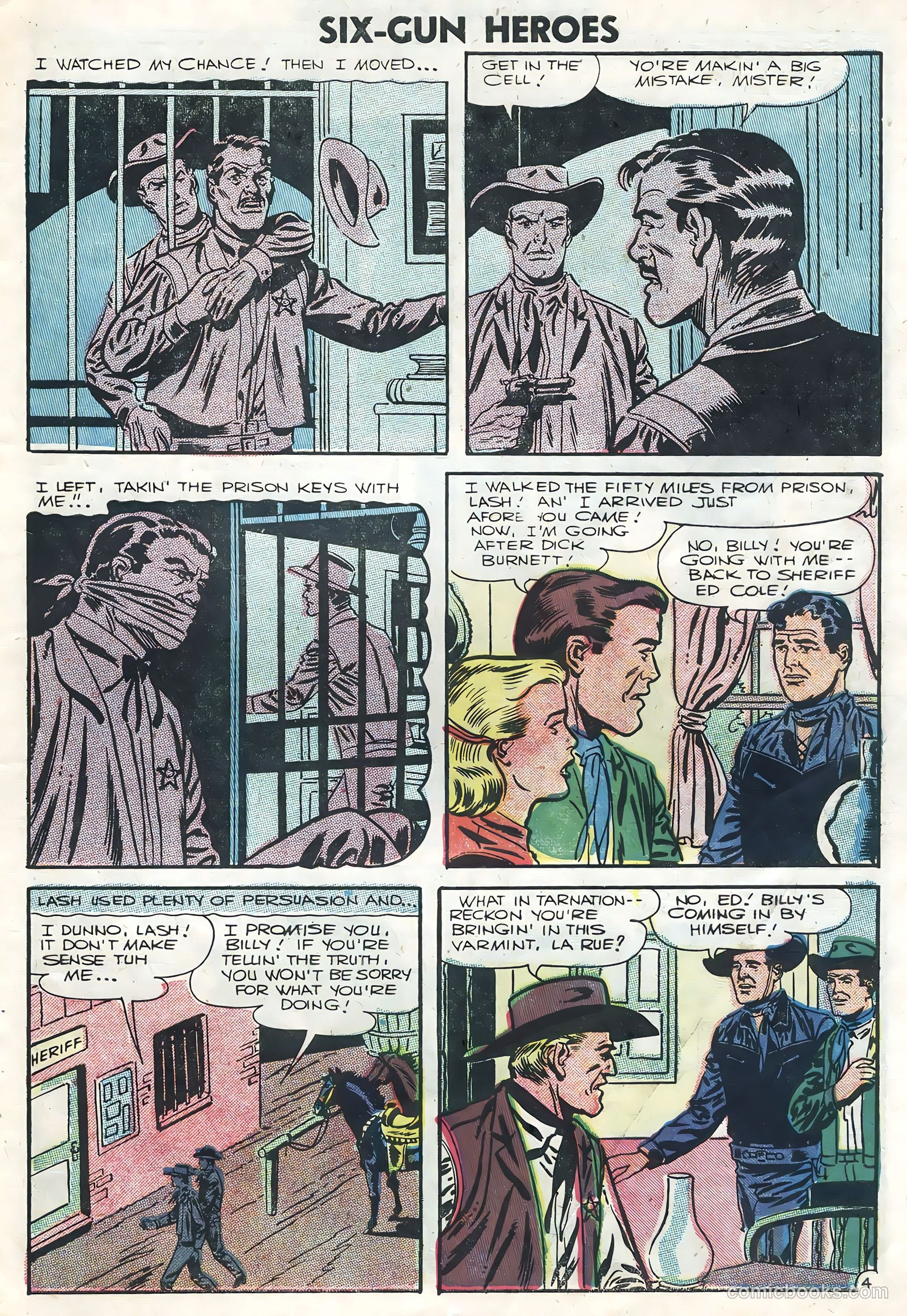 Six-Gun Heroes #39 (1956) — page 31 of 36