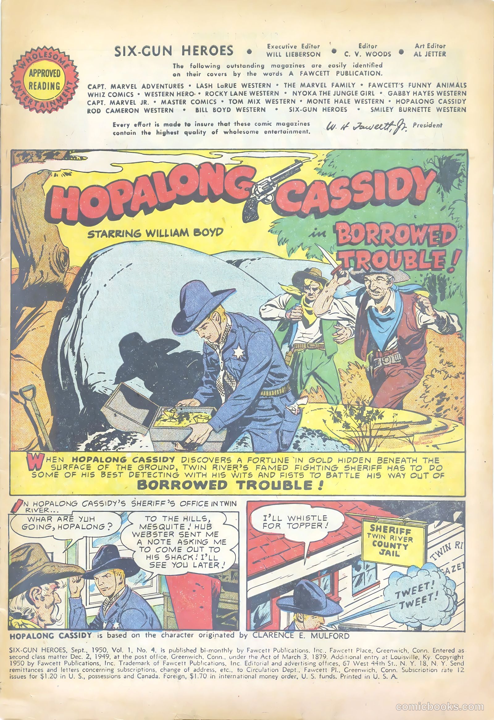 Six-Gun Heroes #4 (1950) — page 3 of 36