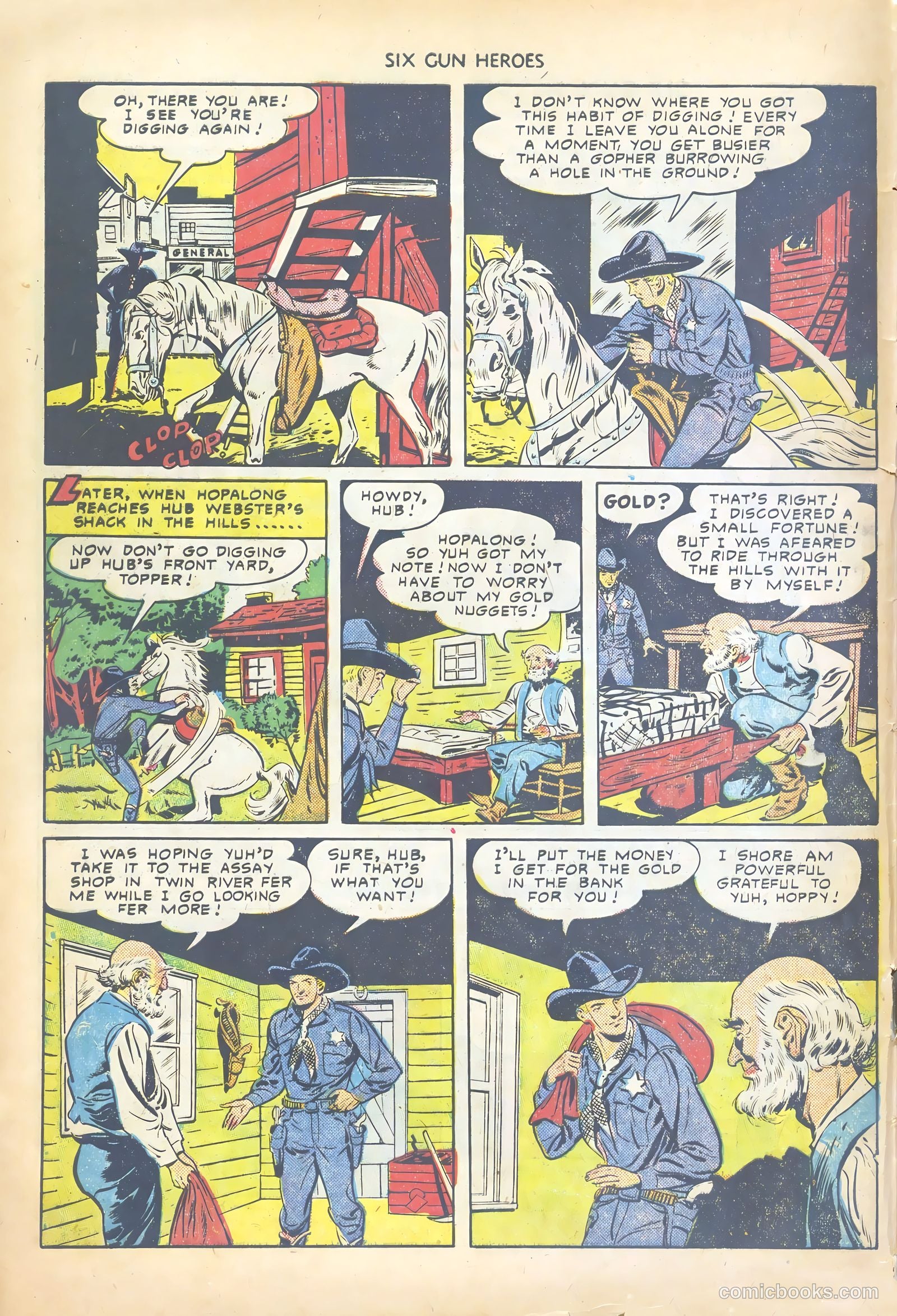 Six-Gun Heroes #4 (1950) — page 4 of 36