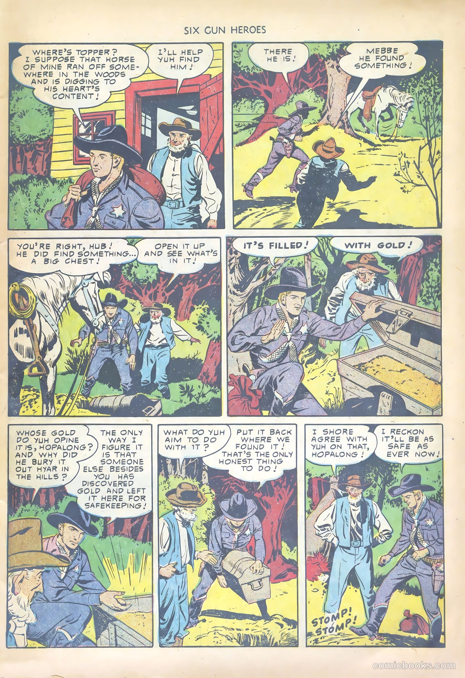 Six-Gun Heroes #4 (1950) — page 5 of 36