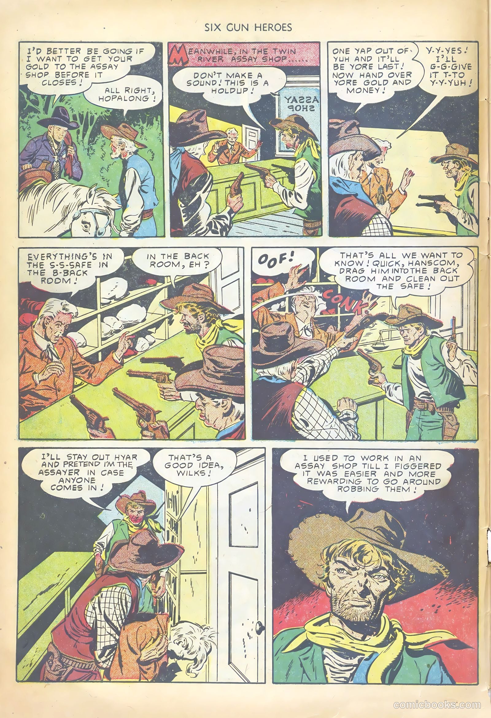 Six-Gun Heroes #4 (1950) — page 6 of 36