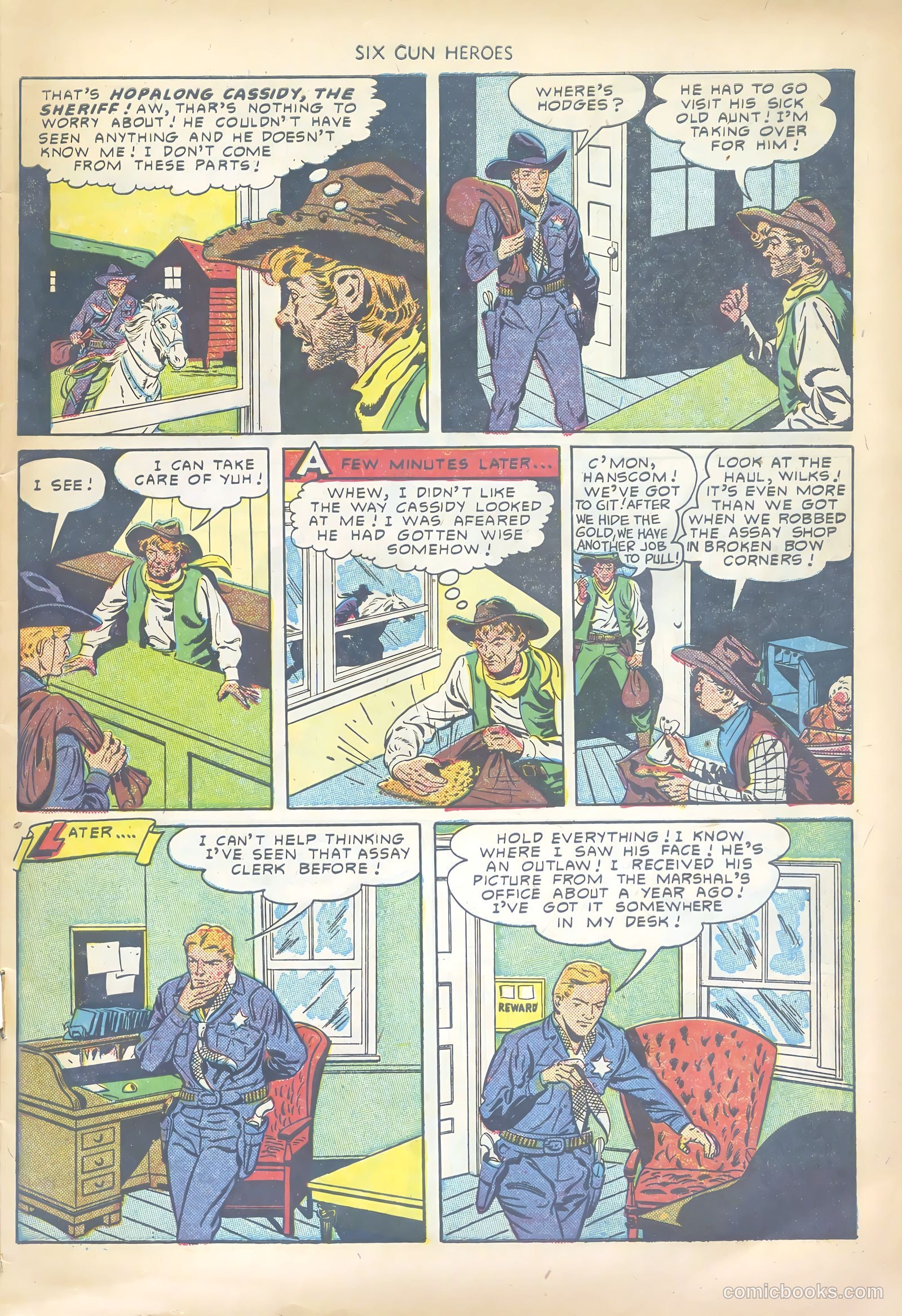 Six-Gun Heroes #4 (1950) — page 7 of 36