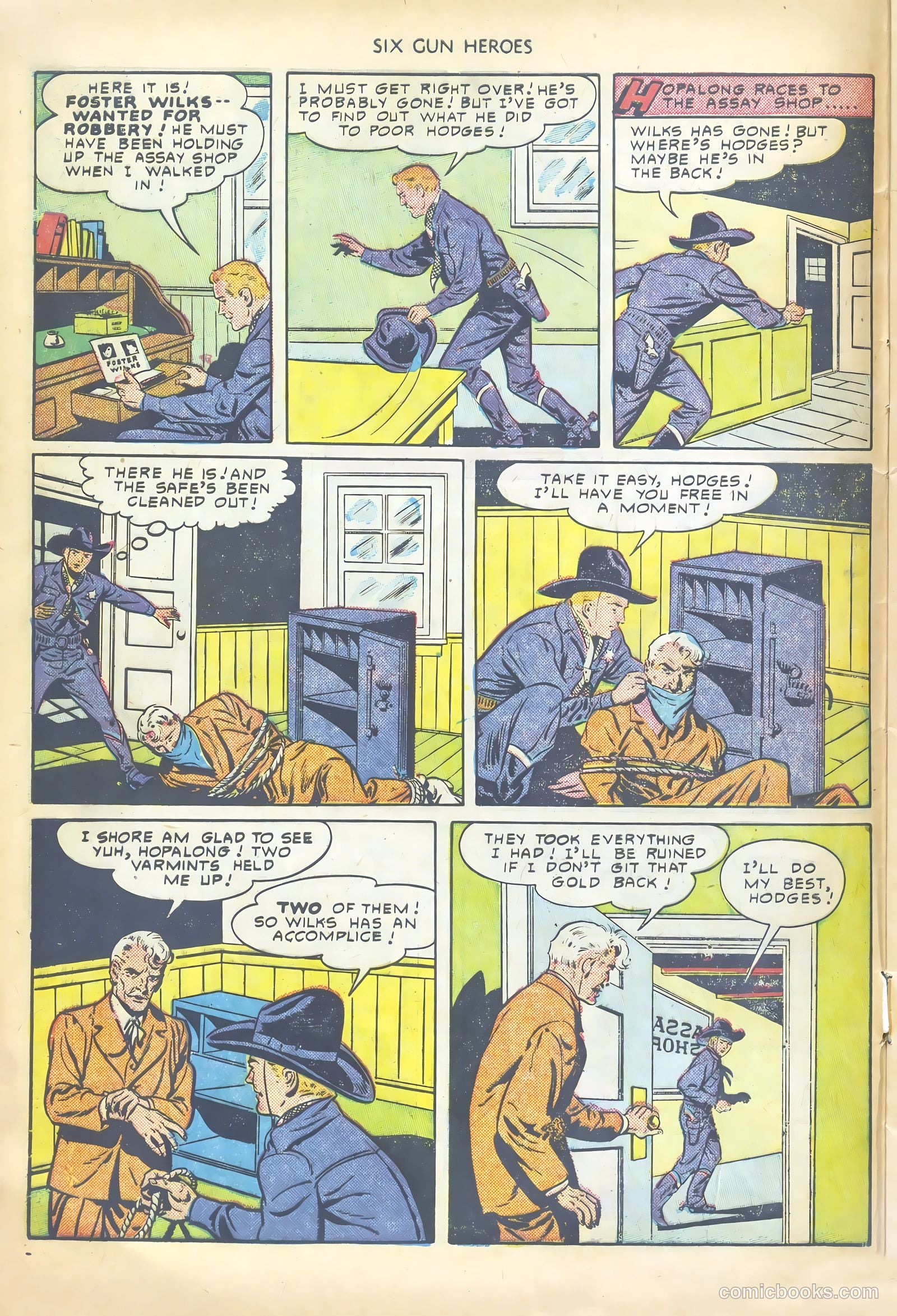 Six-Gun Heroes #4 (1950) — page 8 of 36