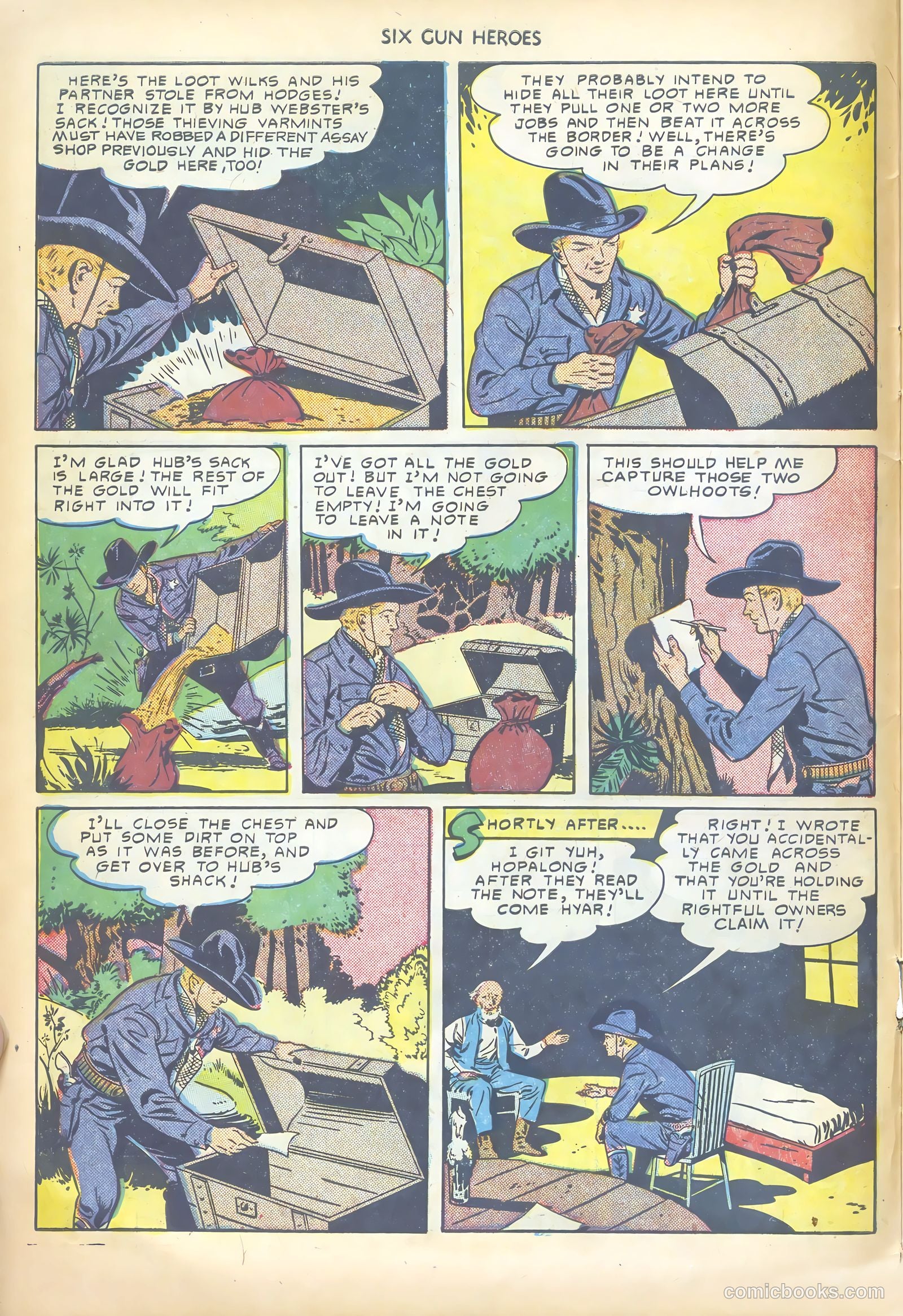 Six-Gun Heroes #4 (1950) — page 10 of 36