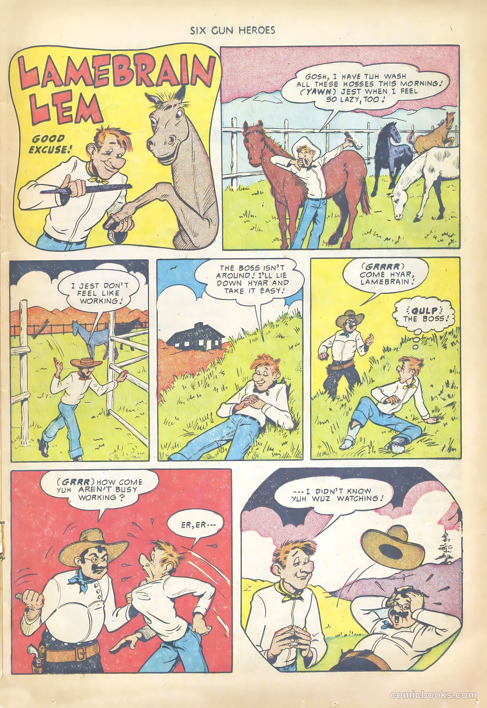Six-Gun Heroes #4 (1950) — page 13 of 36