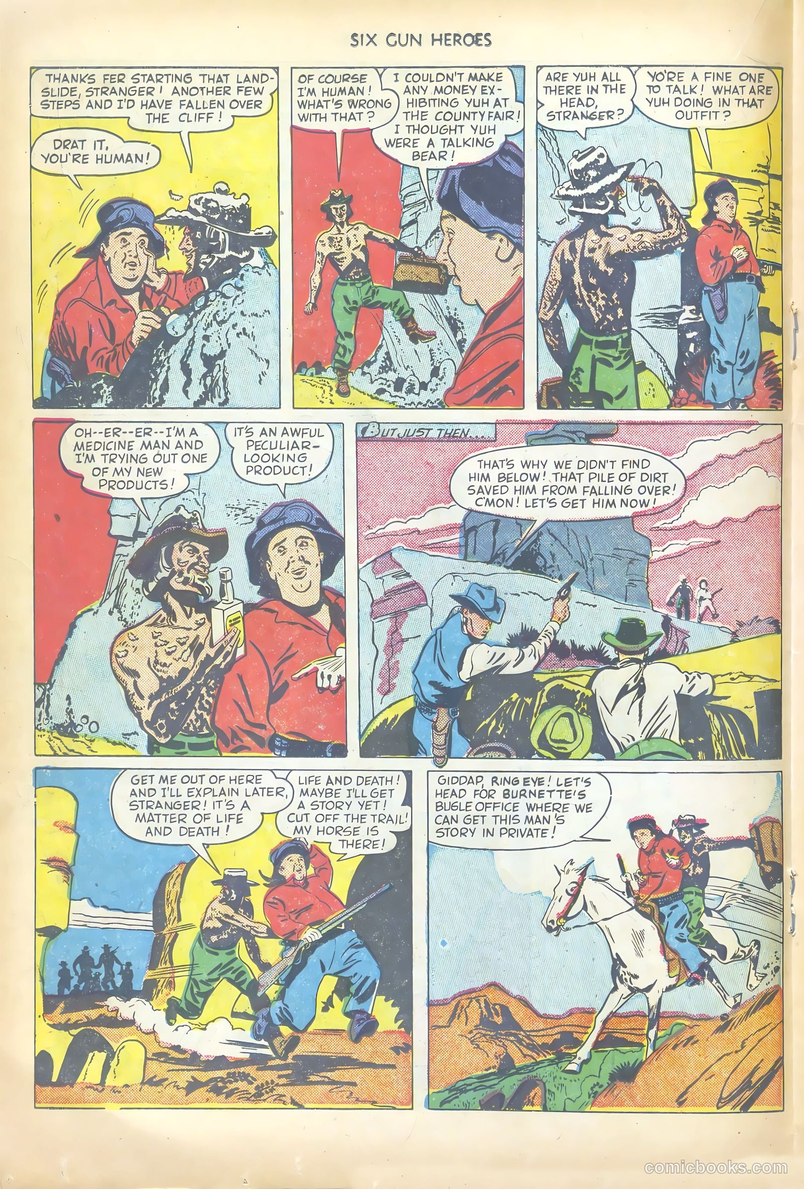 Six-Gun Heroes #4 (1950) — page 18 of 36