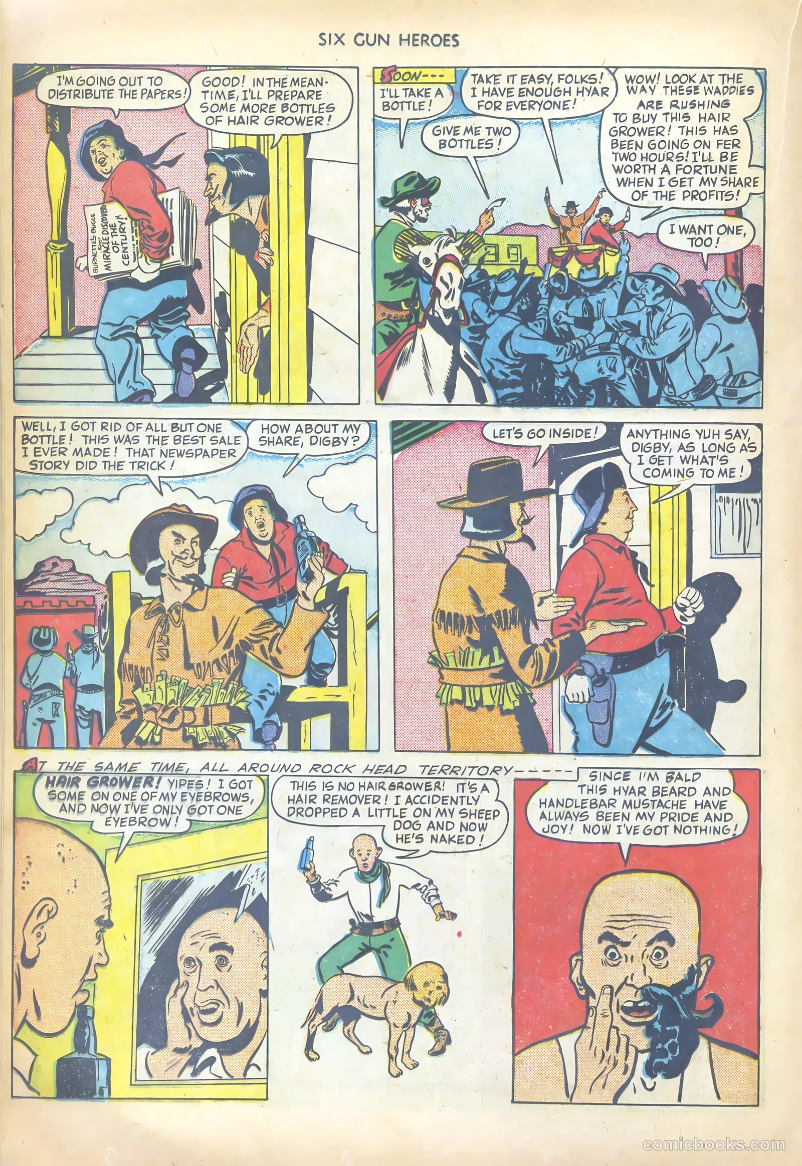 Six-Gun Heroes #4 (1950) — page 20 of 36