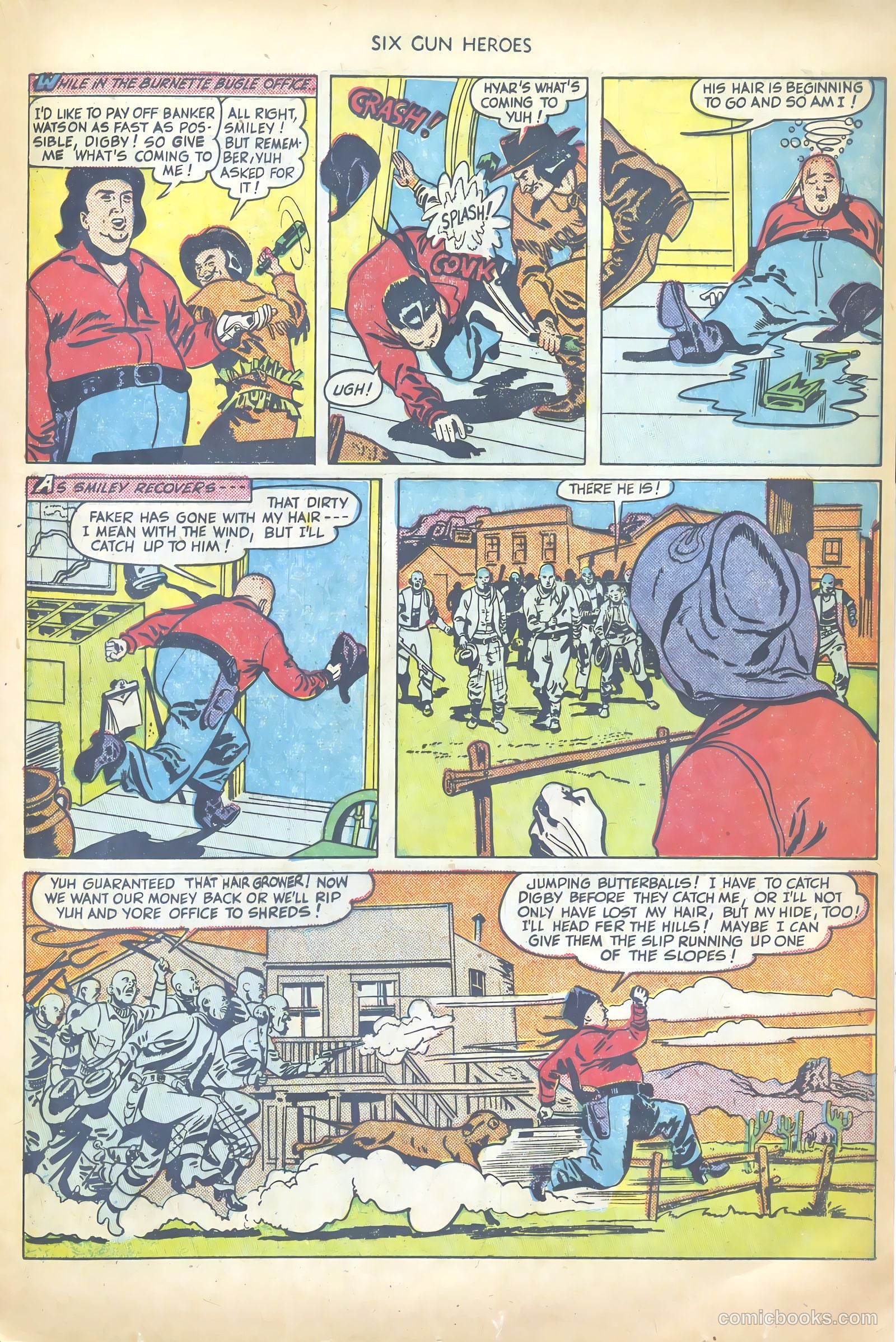 Six-Gun Heroes #4 (1950) — page 21 of 36