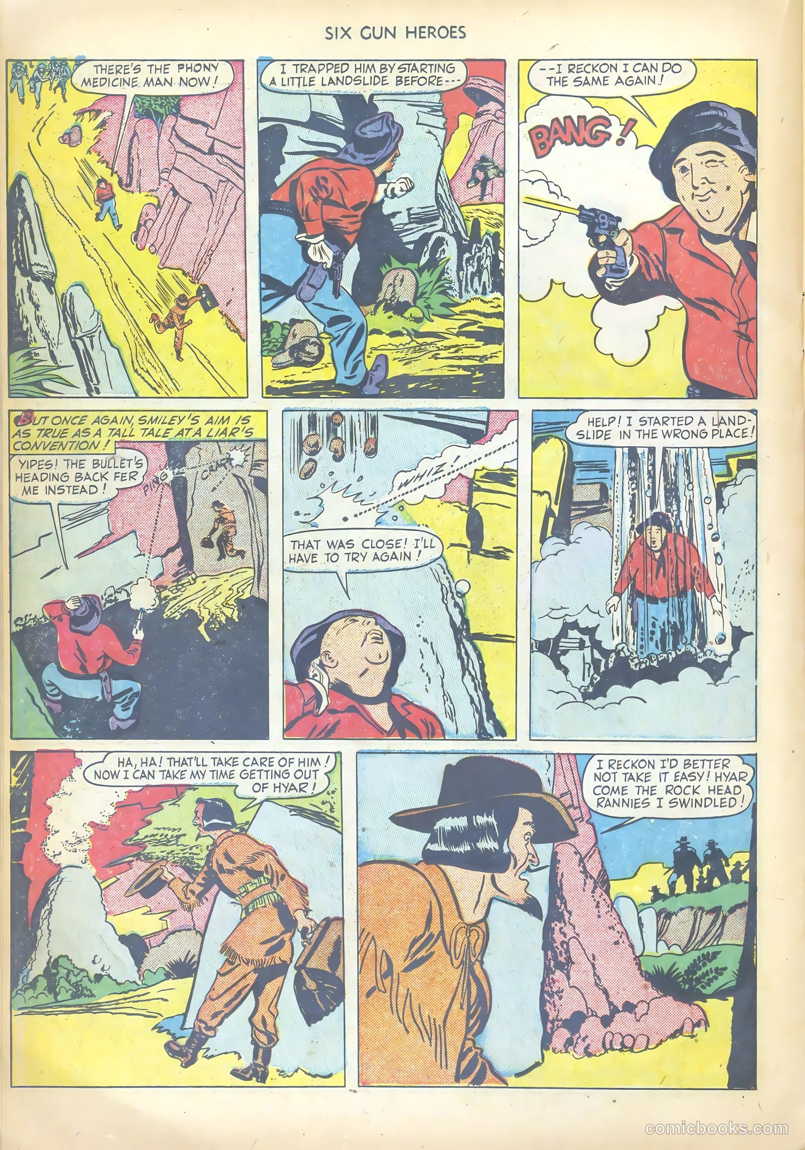 Six-Gun Heroes #4 (1950) — page 22 of 36