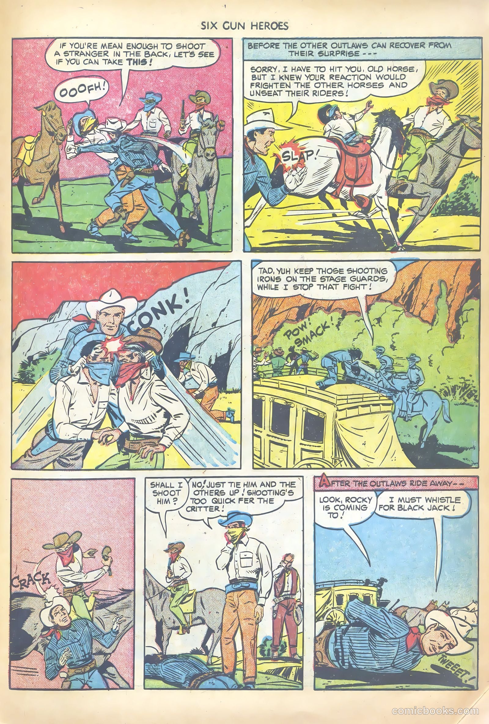 Six-Gun Heroes #4 (1950) — page 27 of 36
