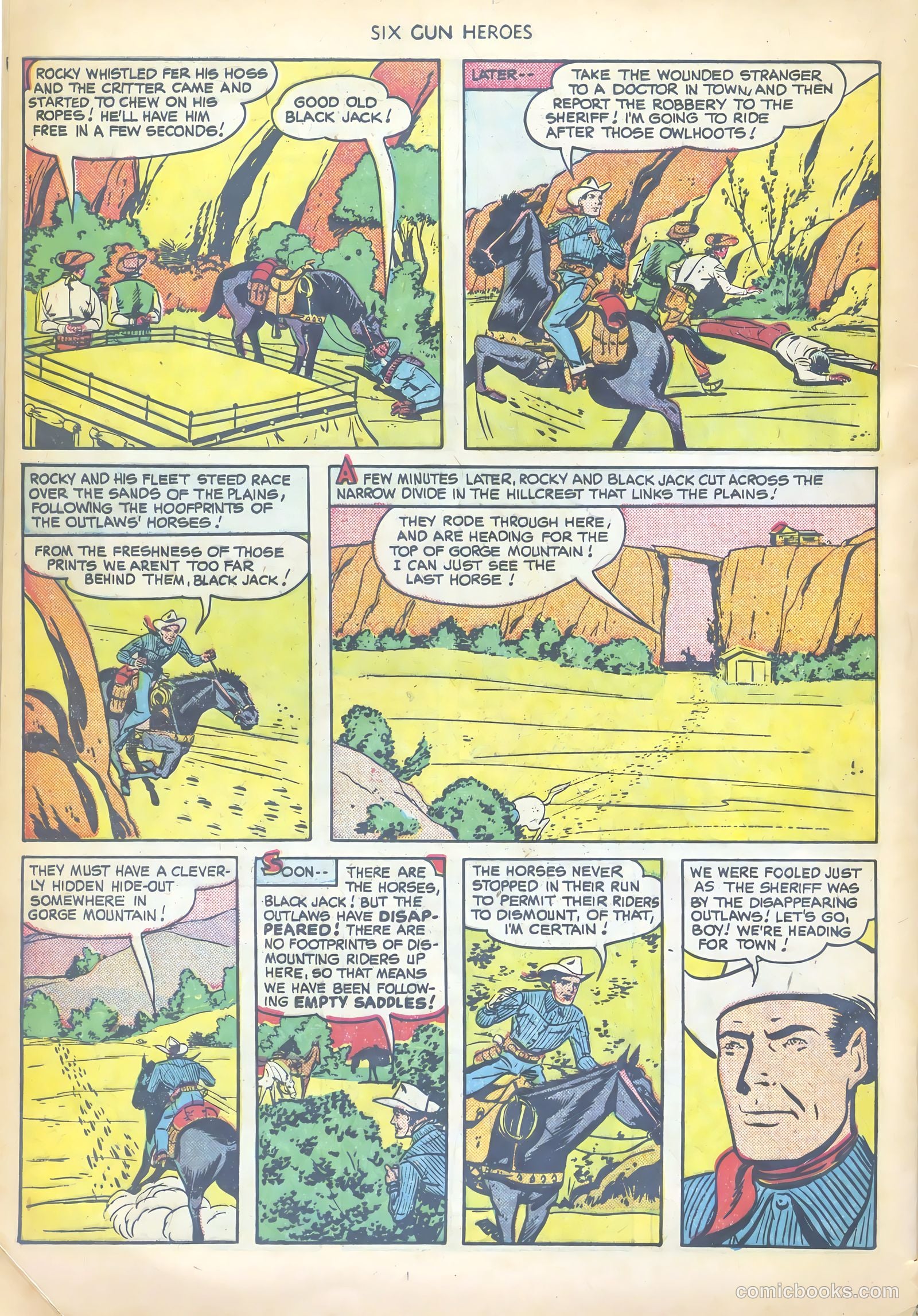 Six-Gun Heroes #4 (1950) — page 28 of 36