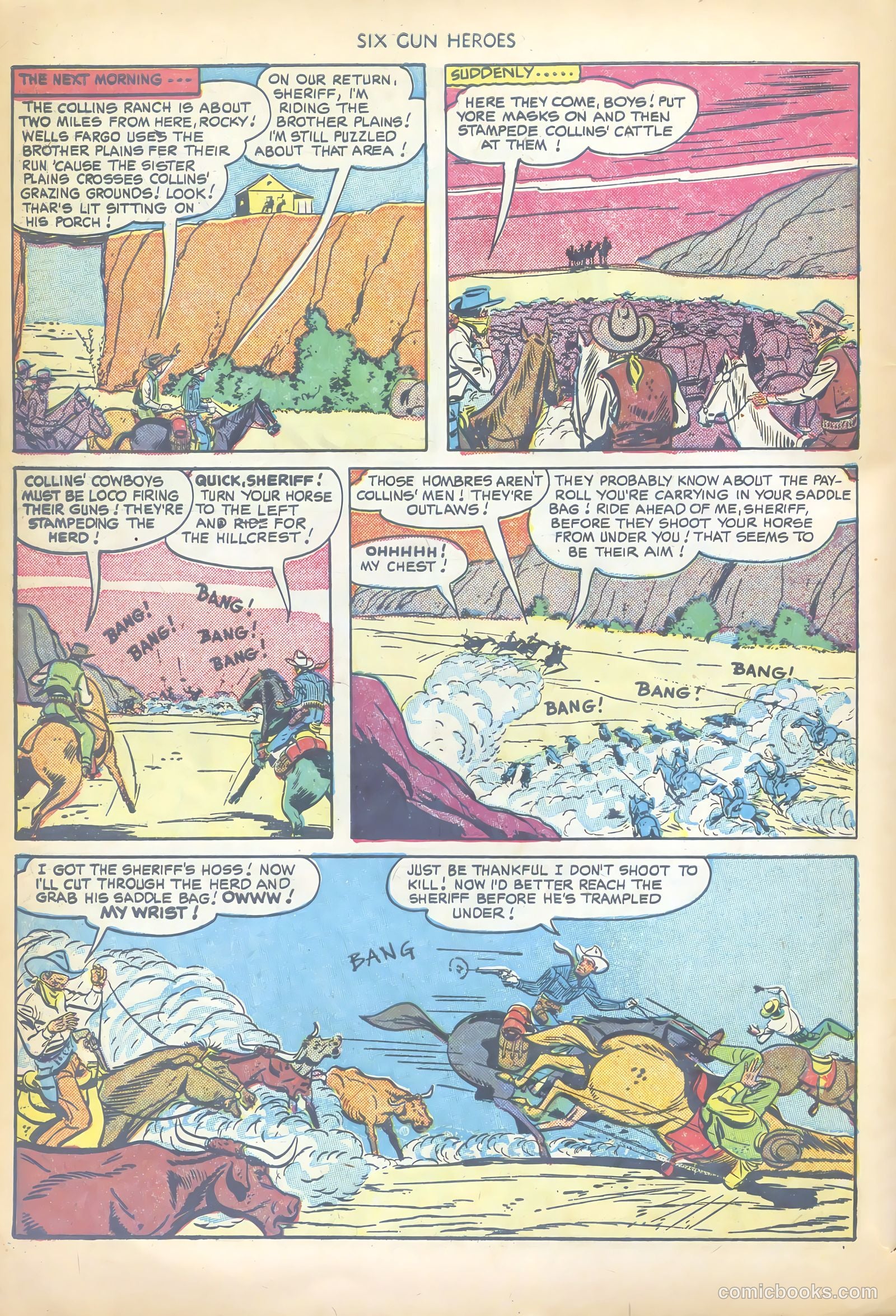 Six-Gun Heroes #4 (1950) — page 30 of 36