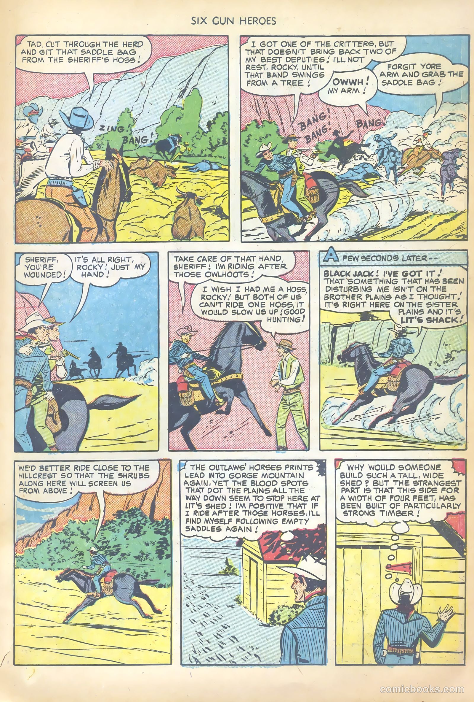 Six-Gun Heroes #4 (1950) — page 31 of 36