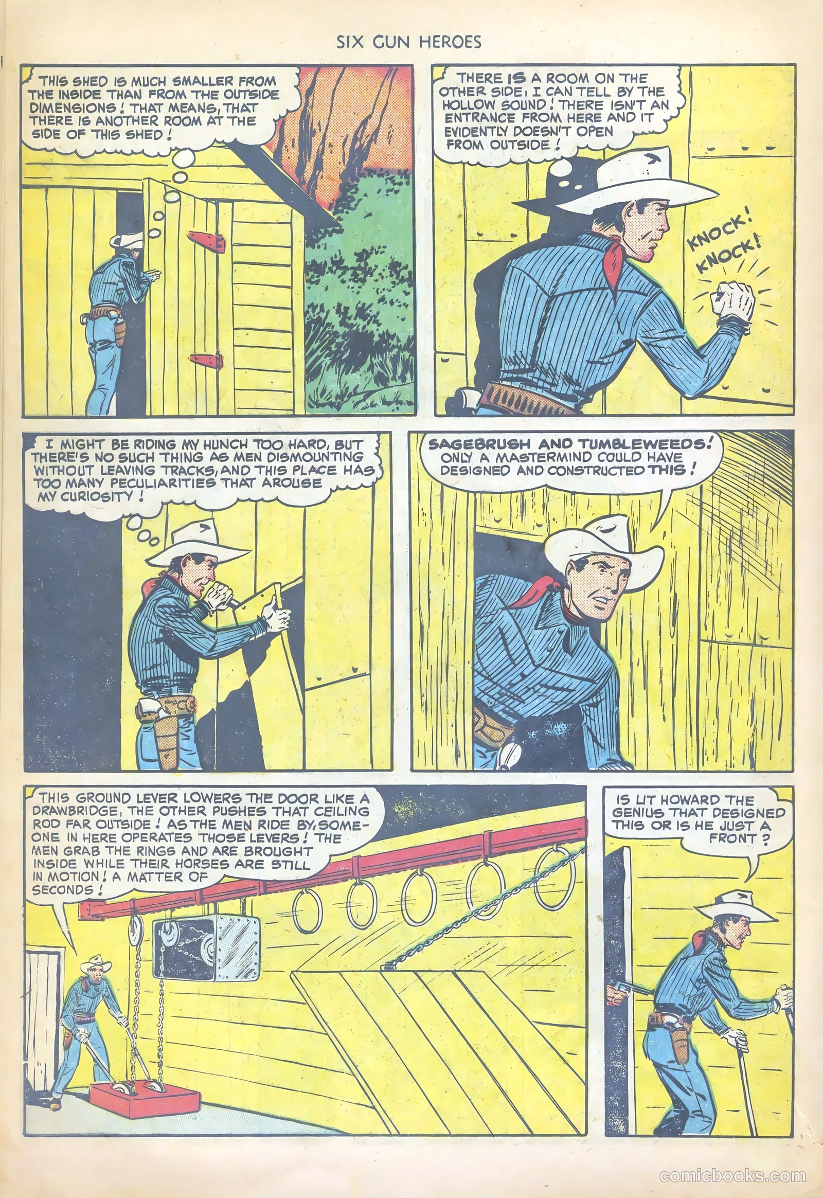 Six-Gun Heroes #4 (1950) — page 32 of 36