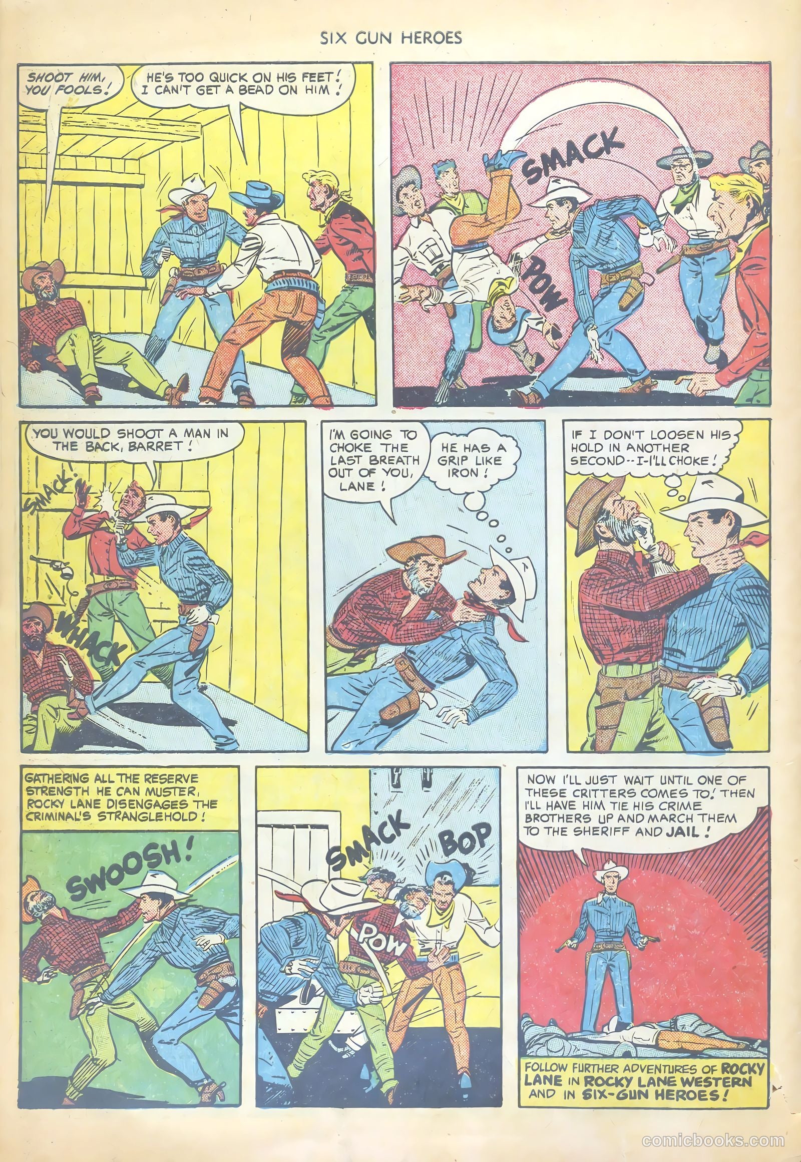 Six-Gun Heroes #4 (1950) — page 34 of 36