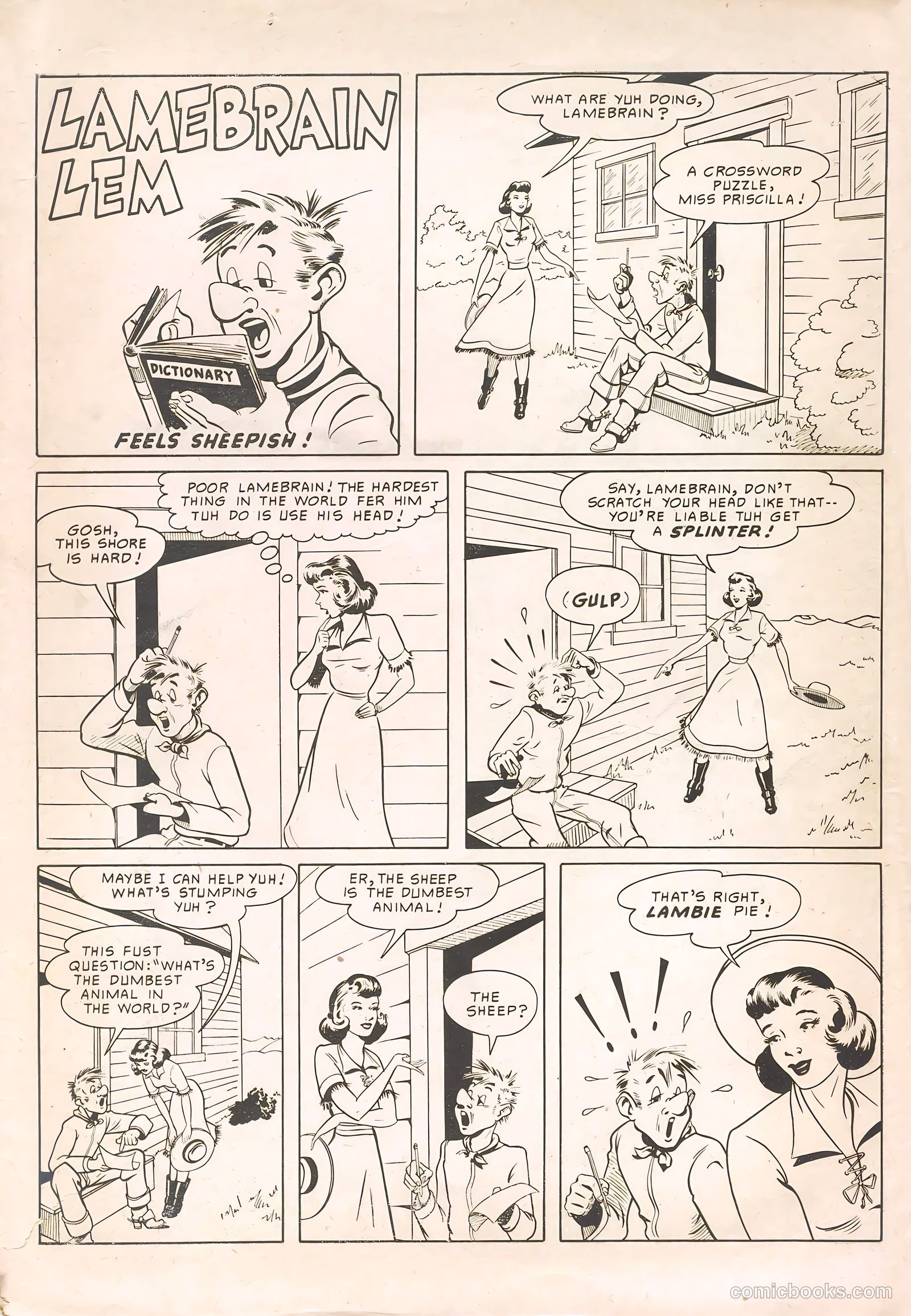 Six-Gun Heroes #4 (1950) — page 35 of 36