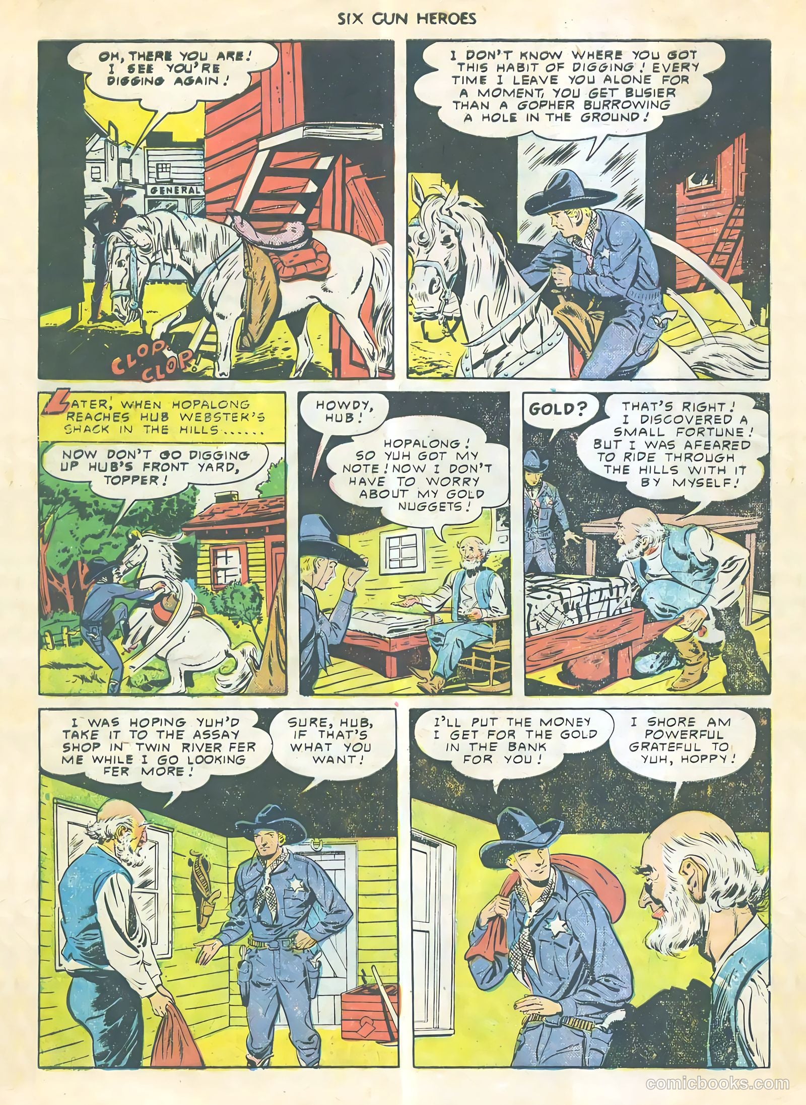 Six-Gun Heroes #4 (1950) — page 3 of 34