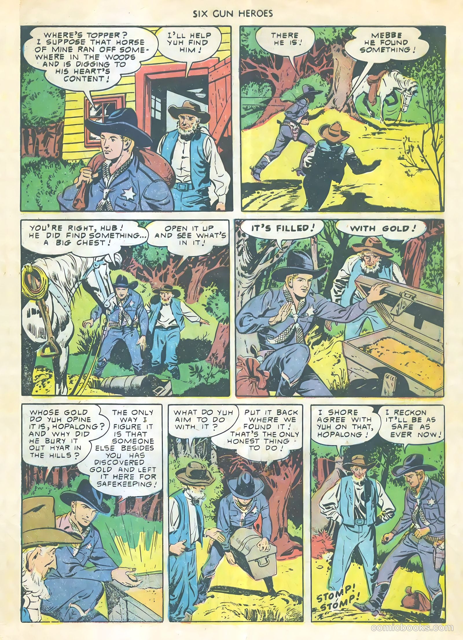 Six-Gun Heroes #4 (1950) — page 4 of 34