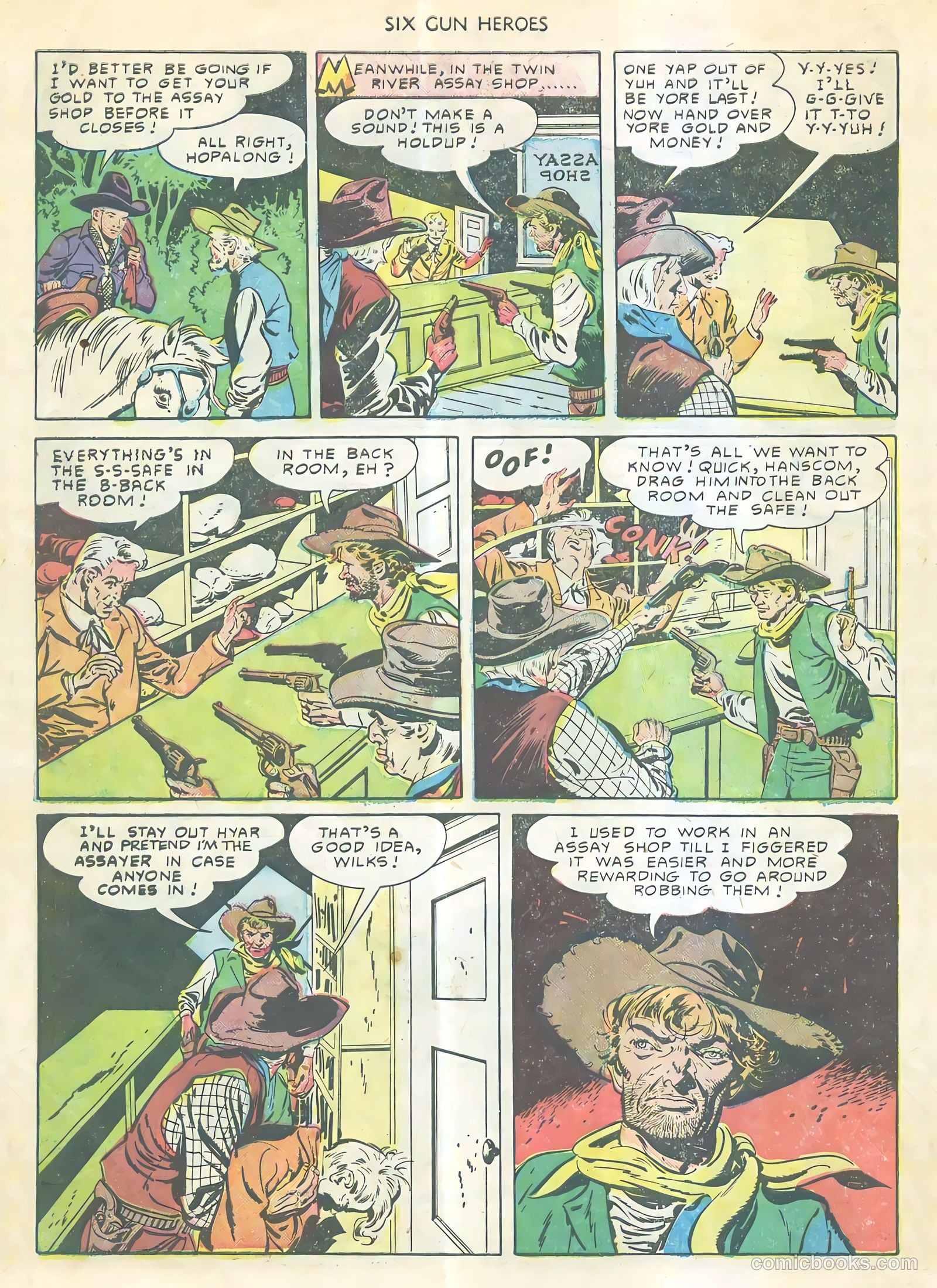 Six-Gun Heroes #4 (1950) — page 5 of 34