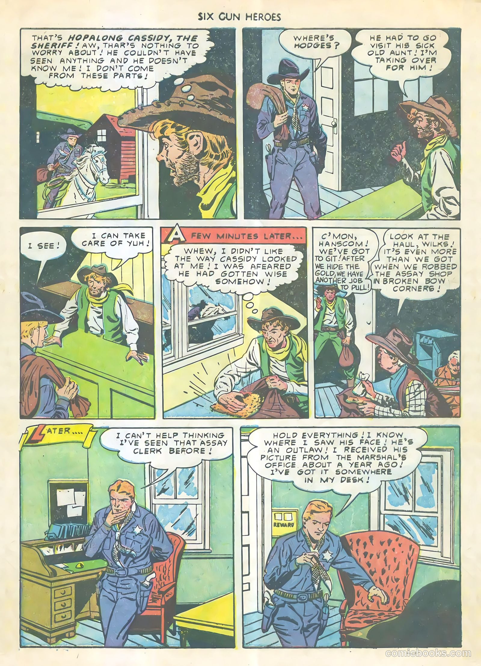 Six-Gun Heroes #4 (1950) — page 6 of 34