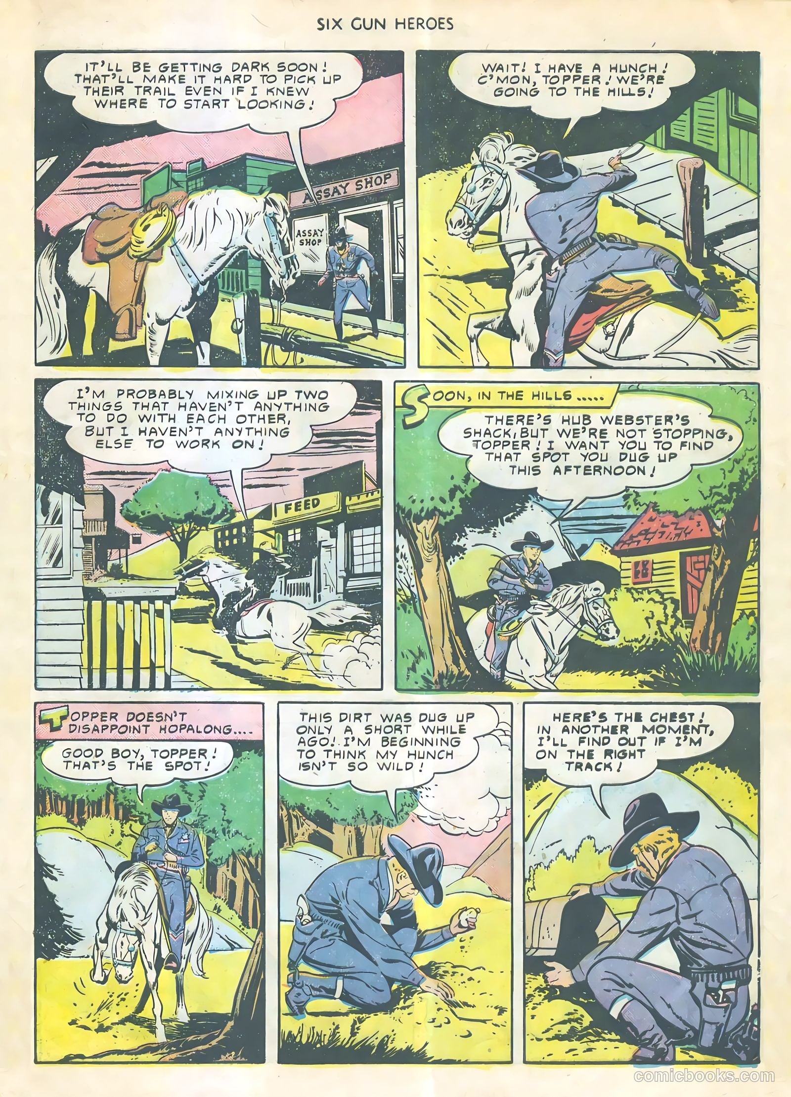 Six-Gun Heroes #4 (1950) — page 8 of 34
