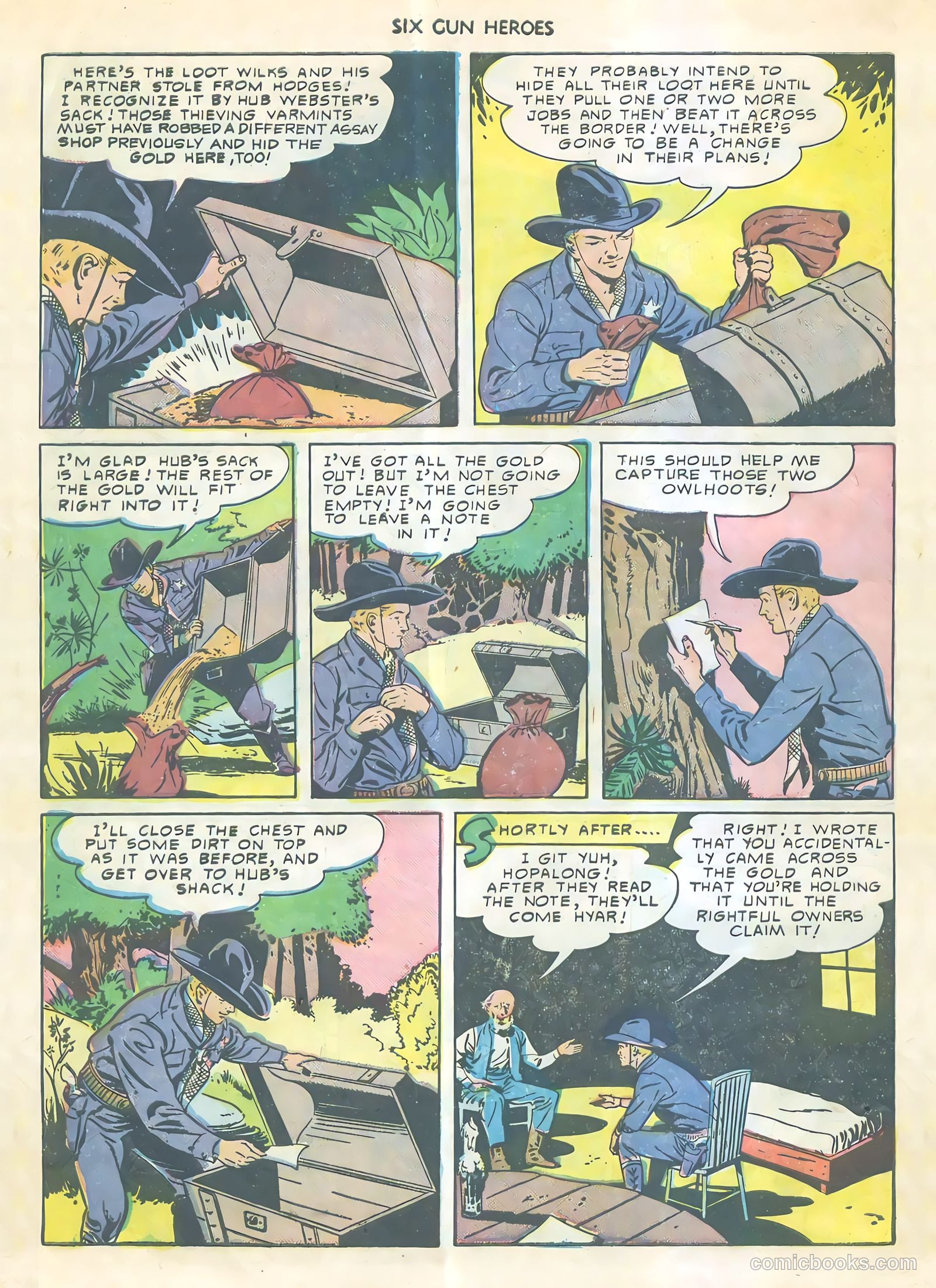 Six-Gun Heroes #4 (1950) — page 9 of 34