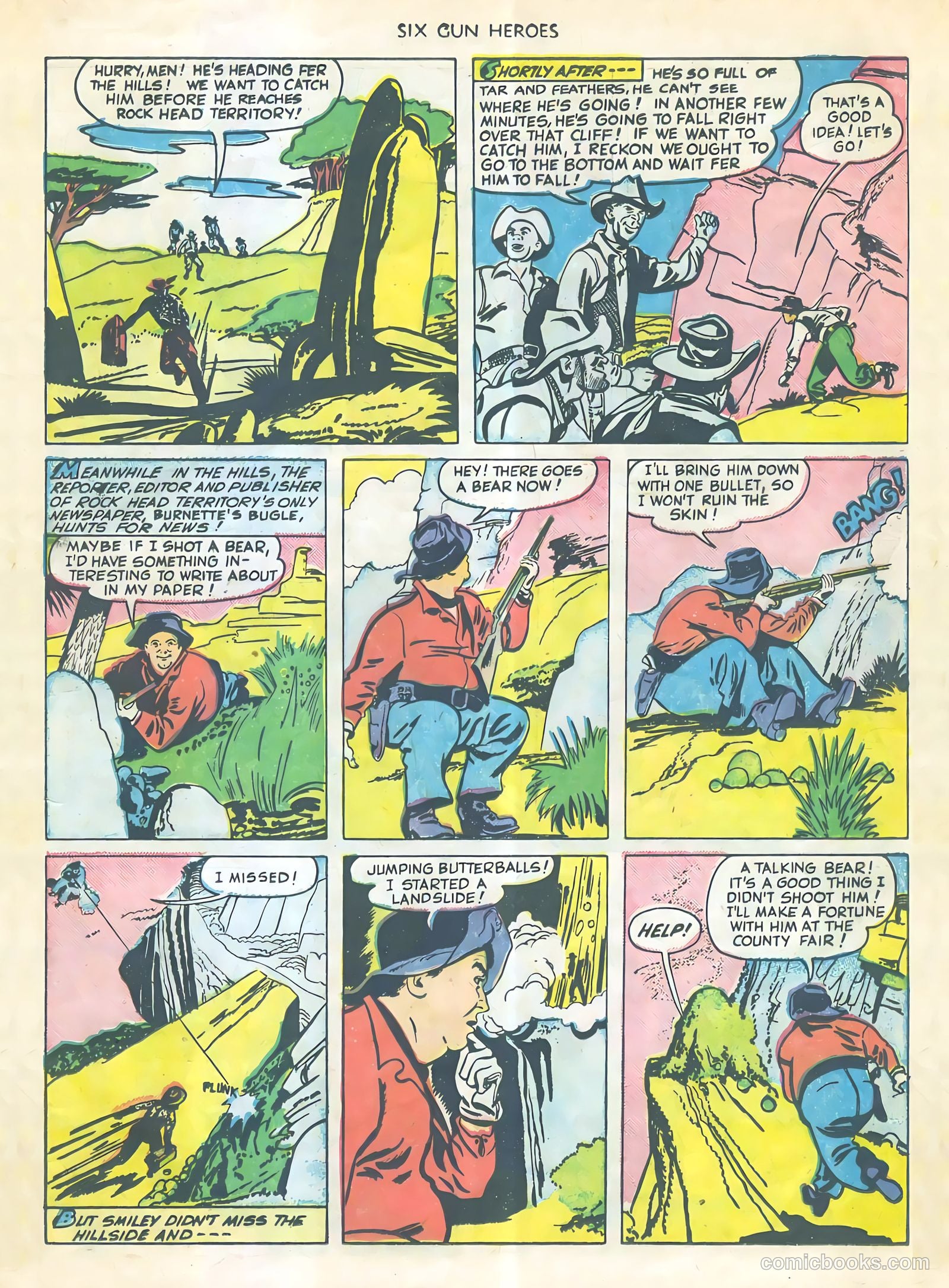Six-Gun Heroes #4 (1950) — page 16 of 34