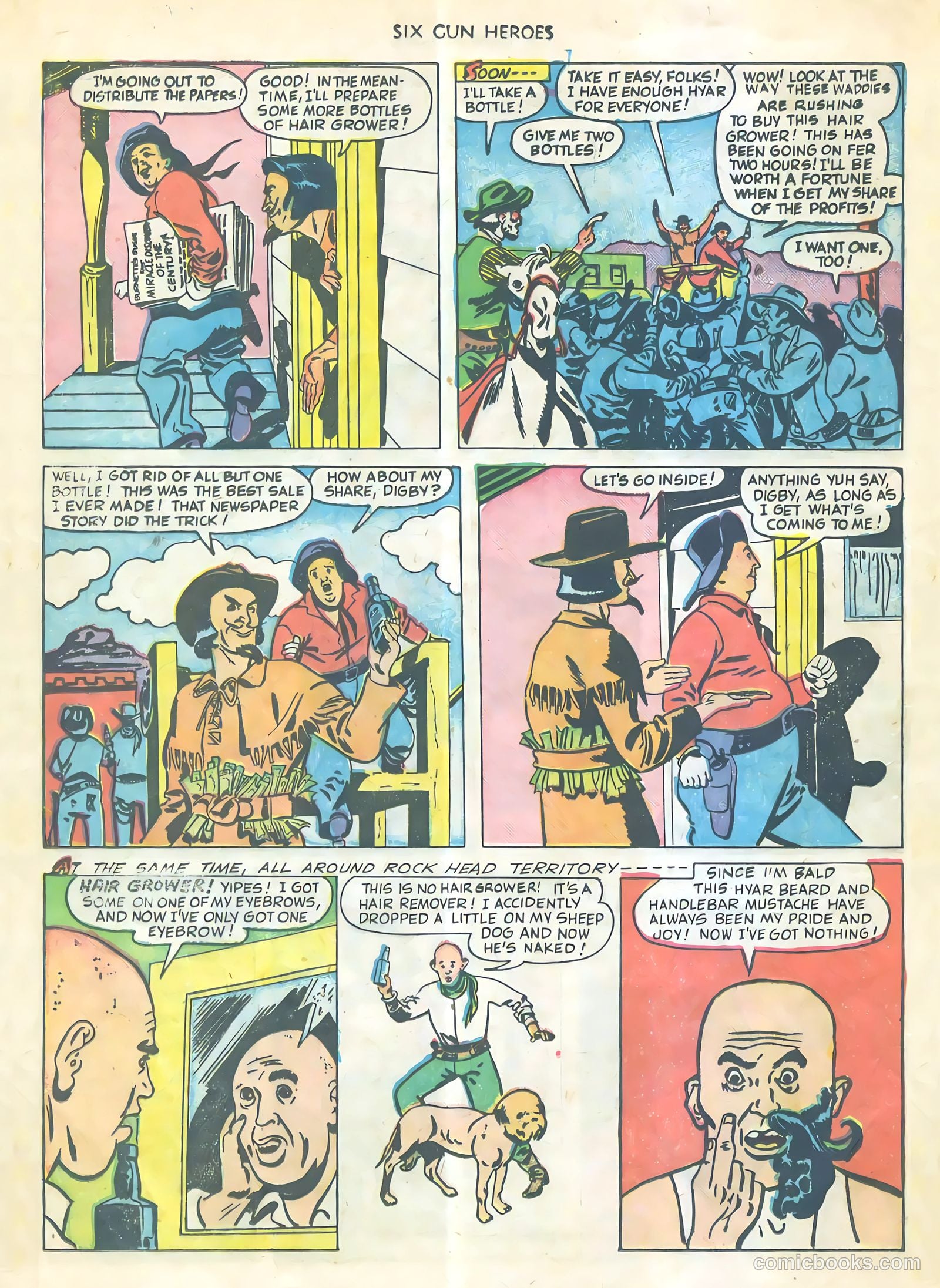 Six-Gun Heroes #4 (1950) — page 19 of 34