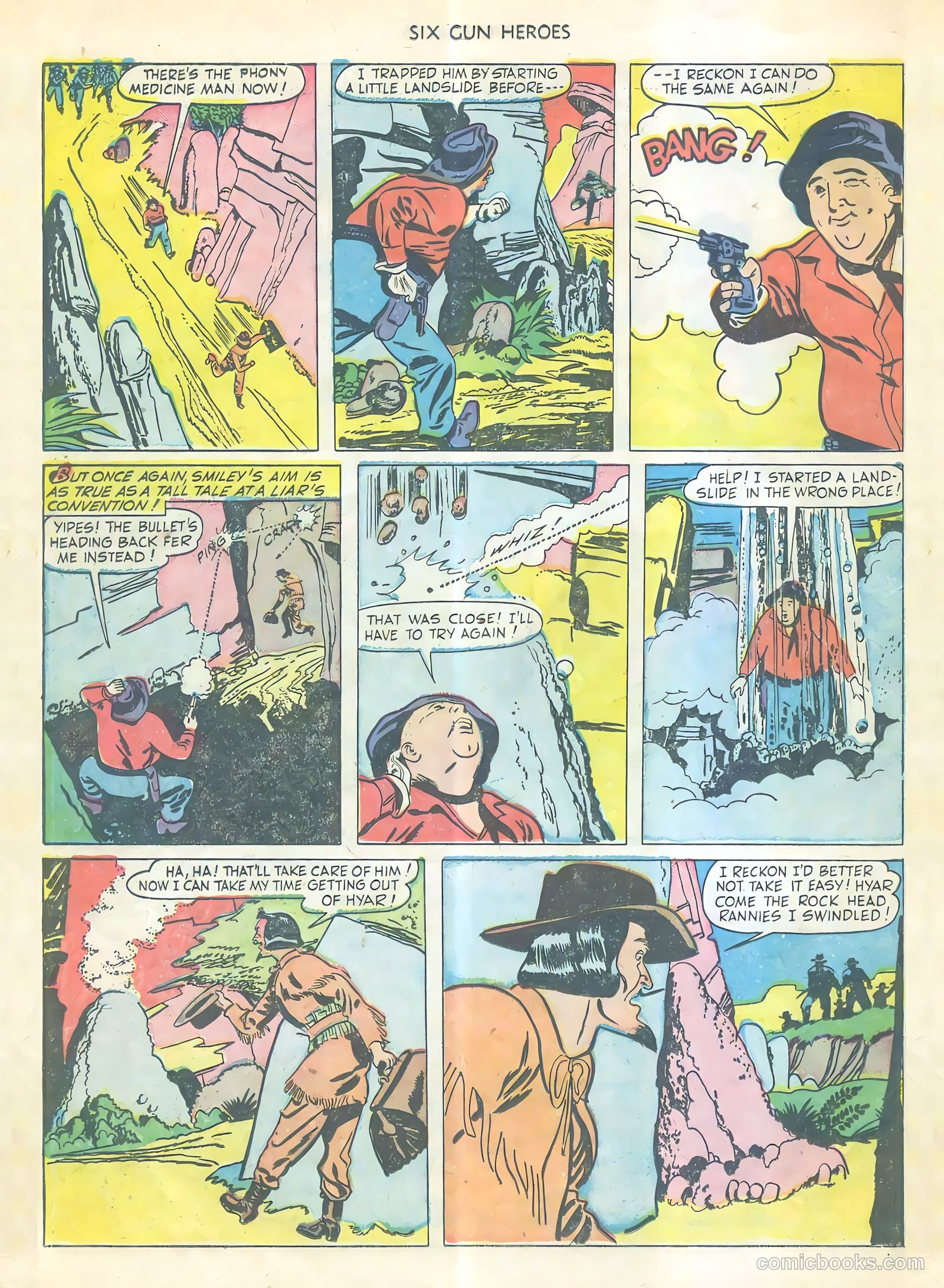 Six-Gun Heroes #4 (1950) — page 21 of 34