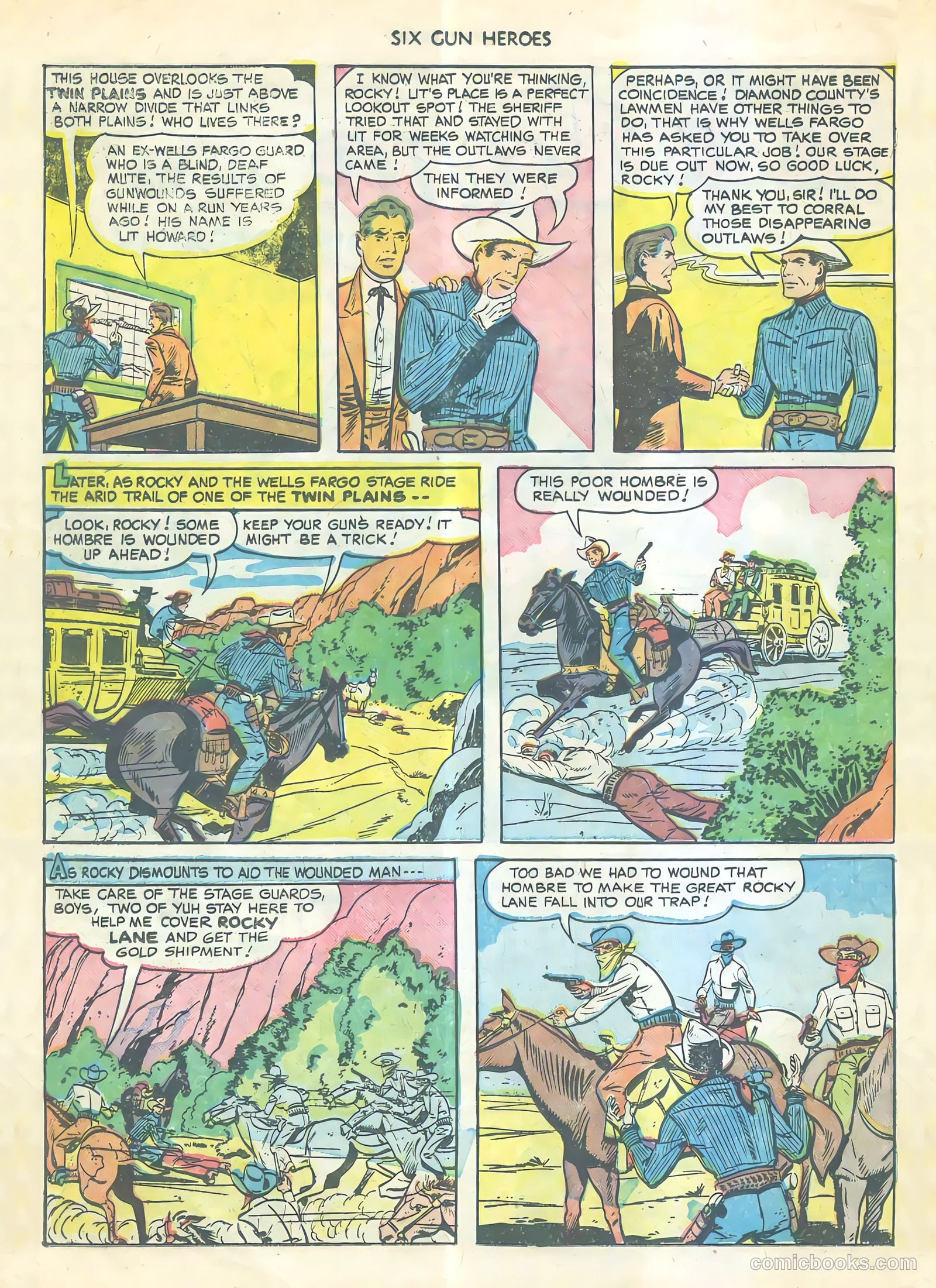 Six-Gun Heroes #4 (1950) — page 25 of 34