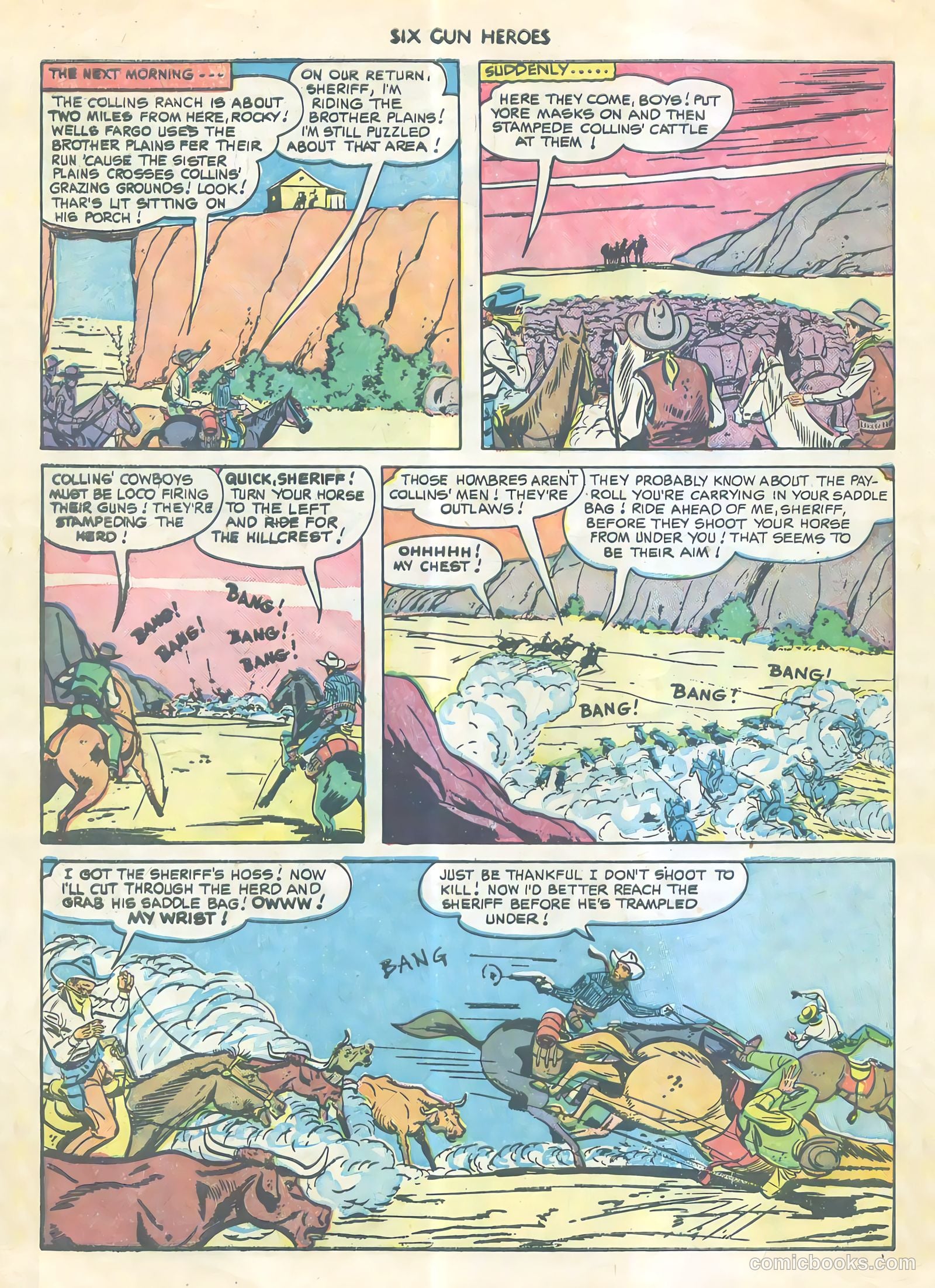 Six-Gun Heroes #4 (1950) — page 29 of 34