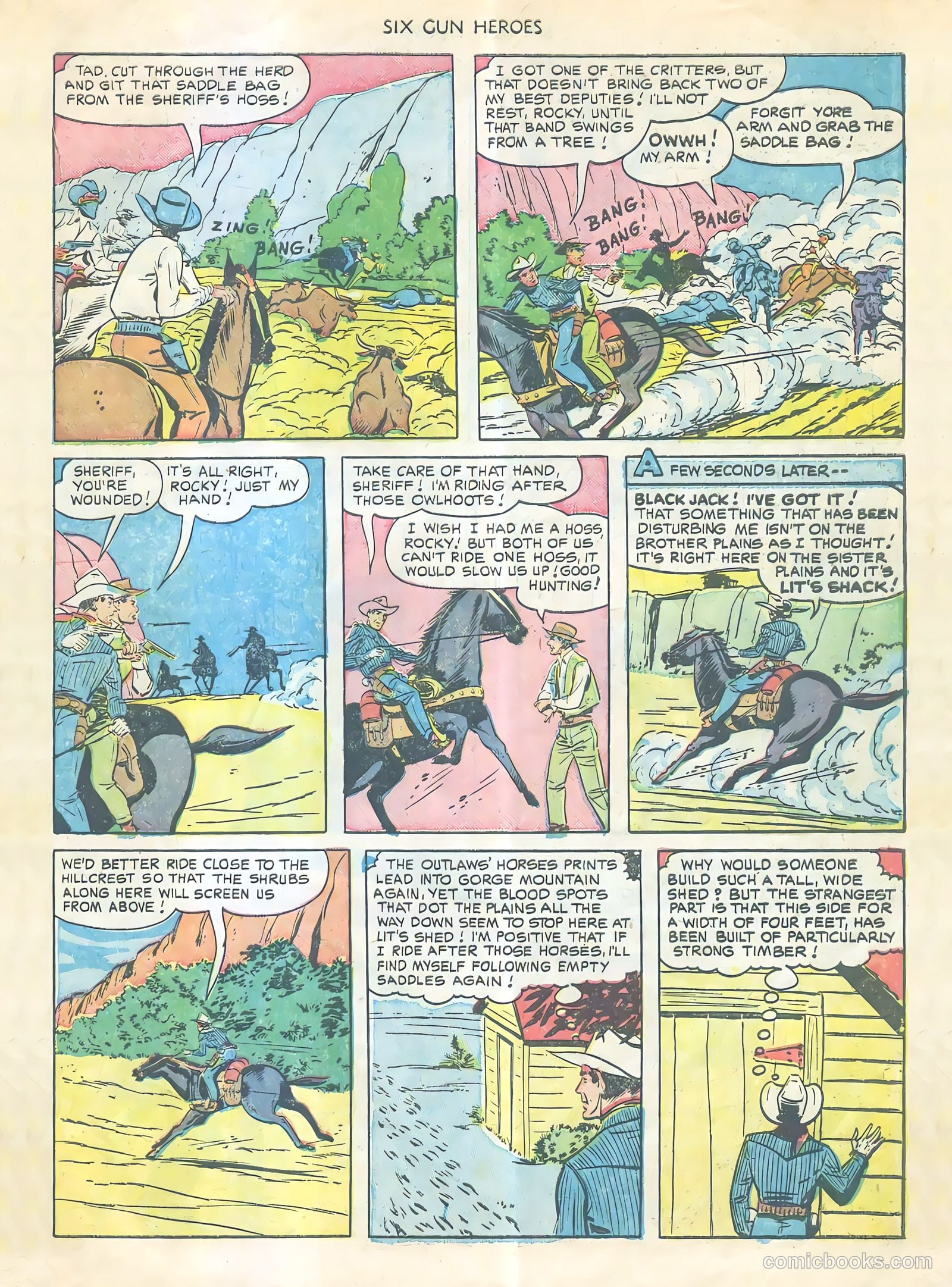 Six-Gun Heroes #4 (1950) — page 30 of 34