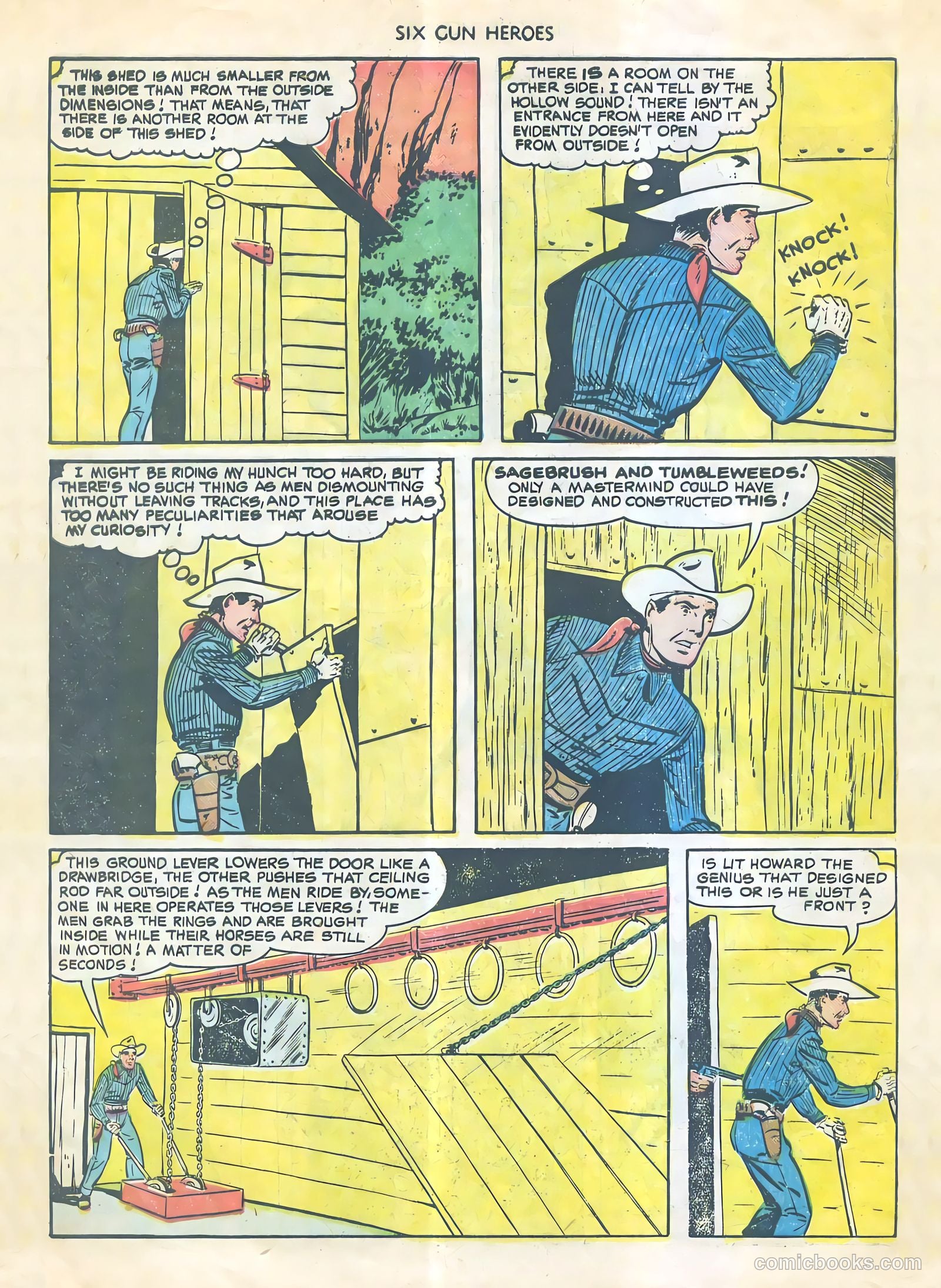 Six-Gun Heroes #4 (1950) — page 31 of 34
