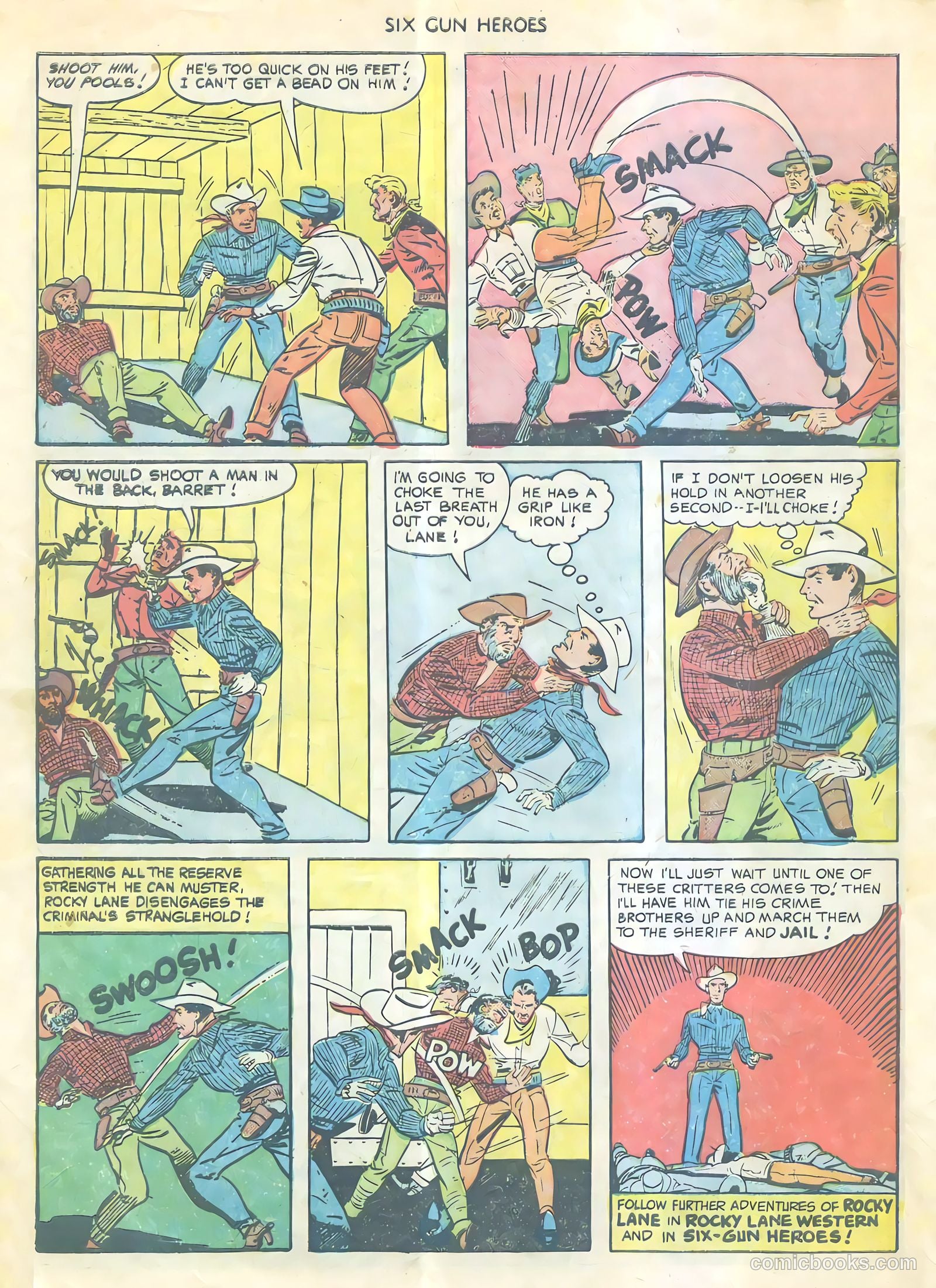 Six-Gun Heroes #4 (1950) — page 33 of 34