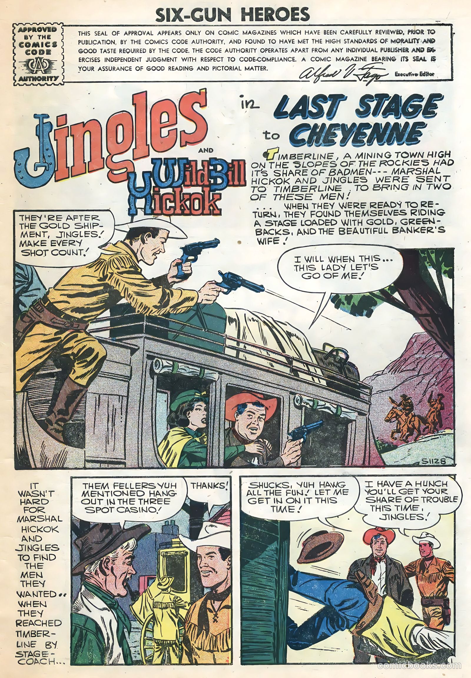 Six-Gun Heroes #40 (1957) — page 3 of 36