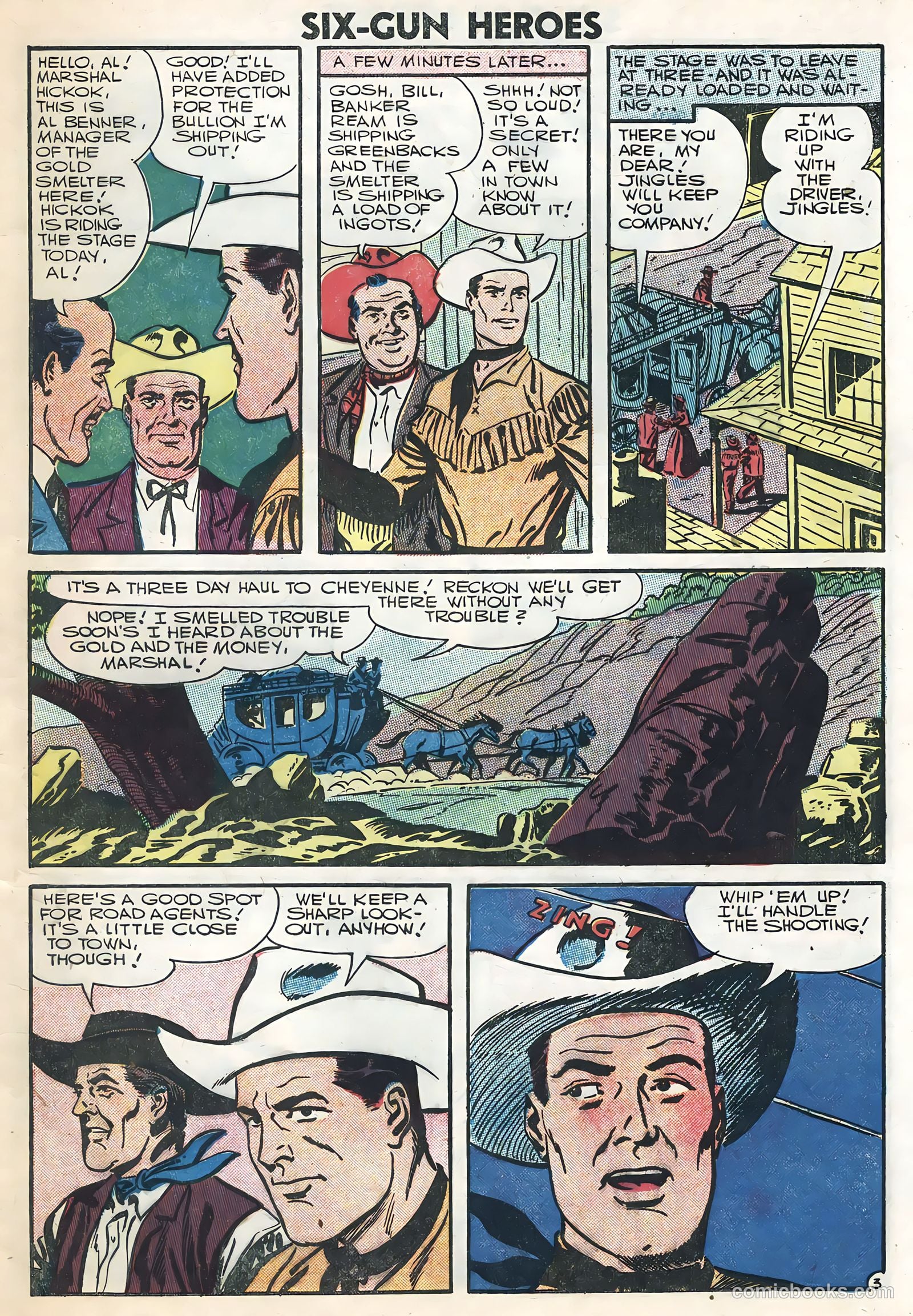 Six-Gun Heroes #40 (1957) — page 5 of 36