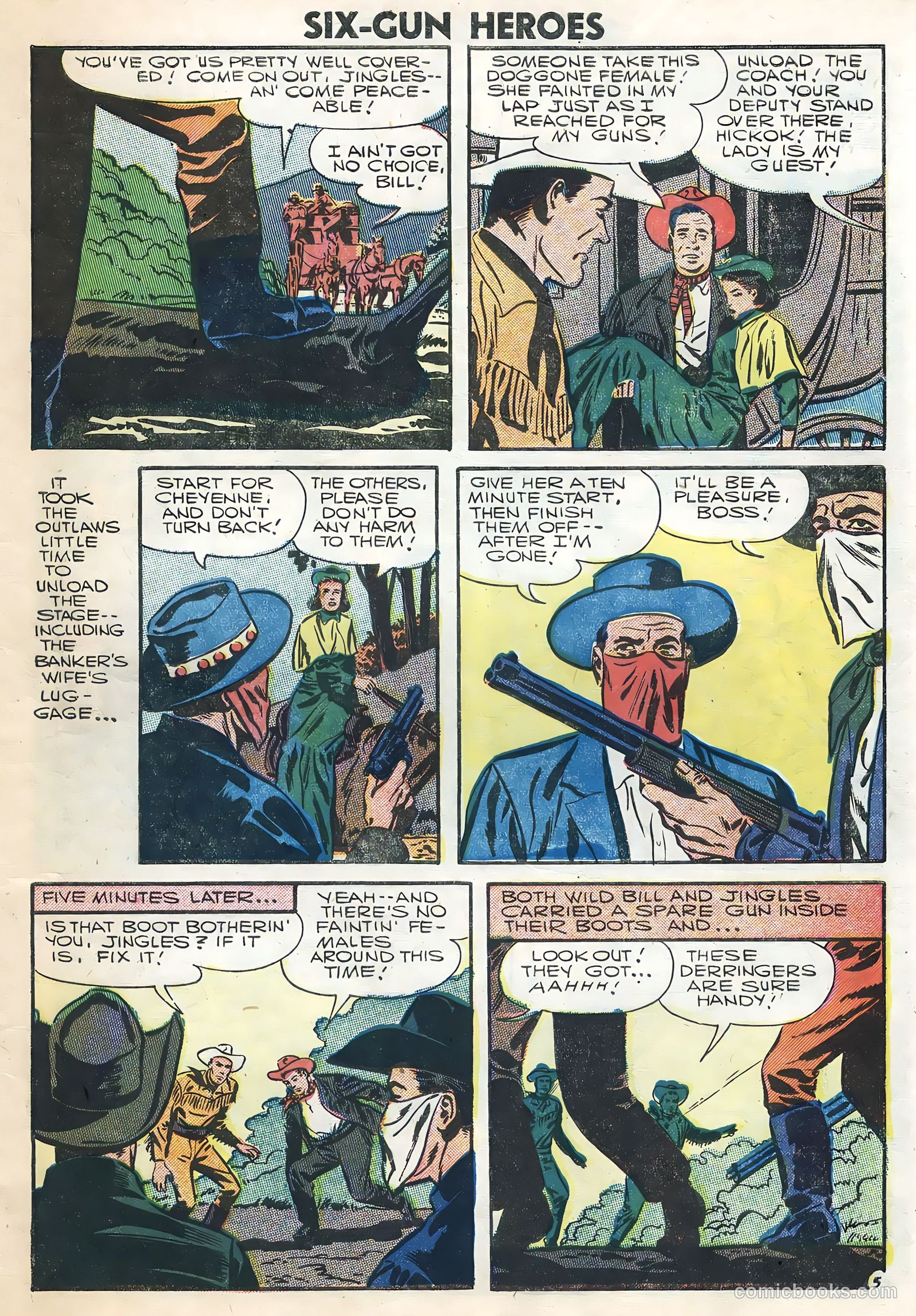 Six-Gun Heroes #40 (1957) — page 7 of 36