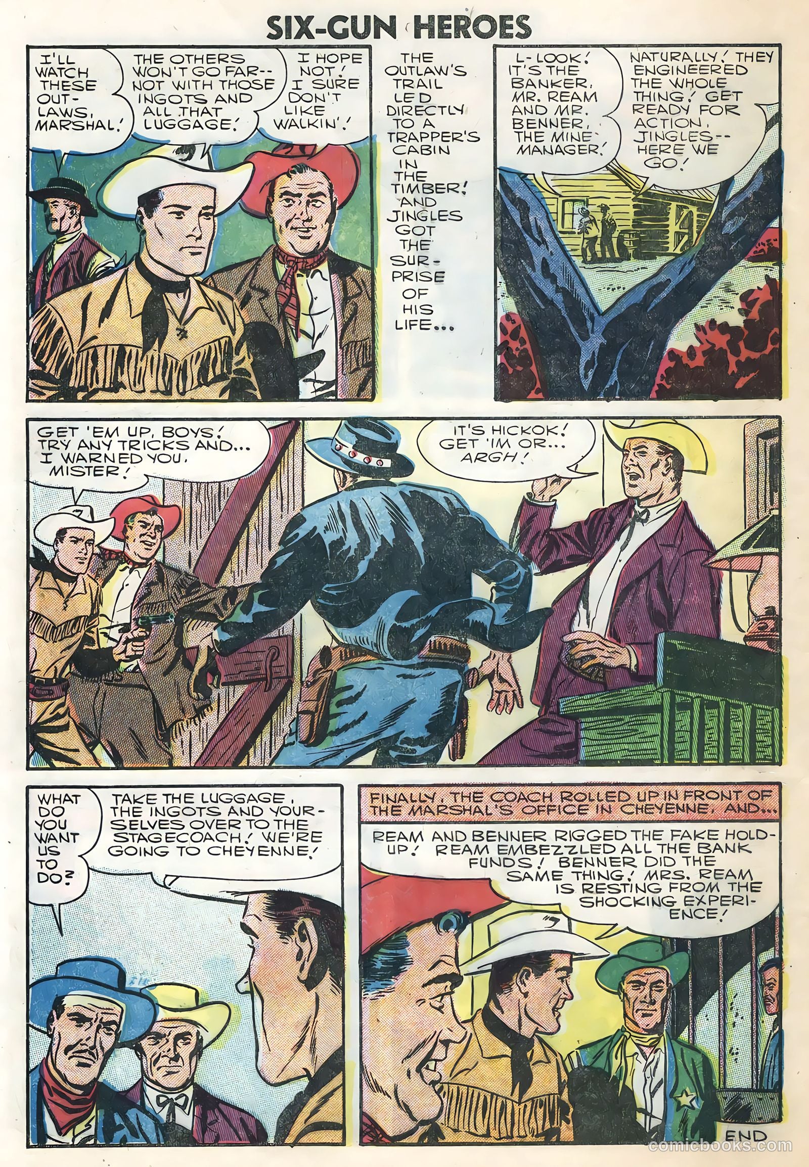 Six-Gun Heroes #40 (1957) — page 8 of 36