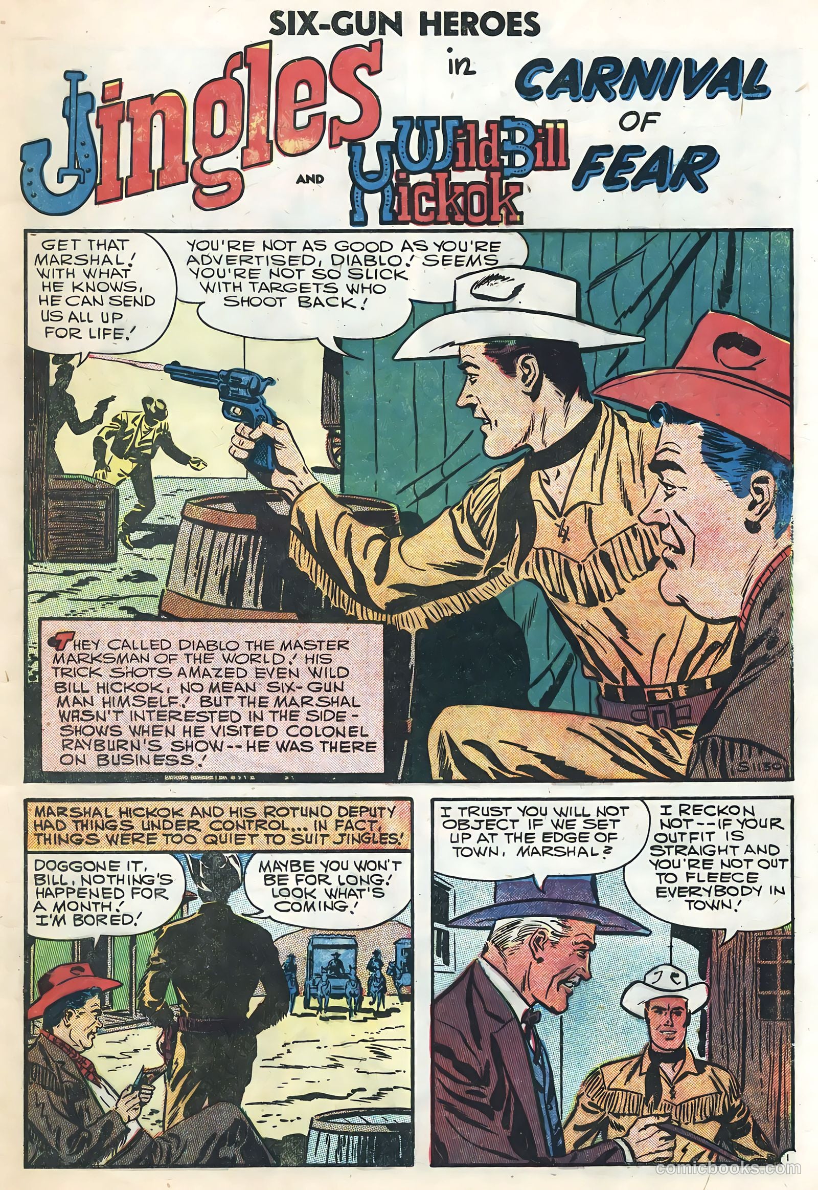 Six-Gun Heroes #40 (1957) — page 9 of 36