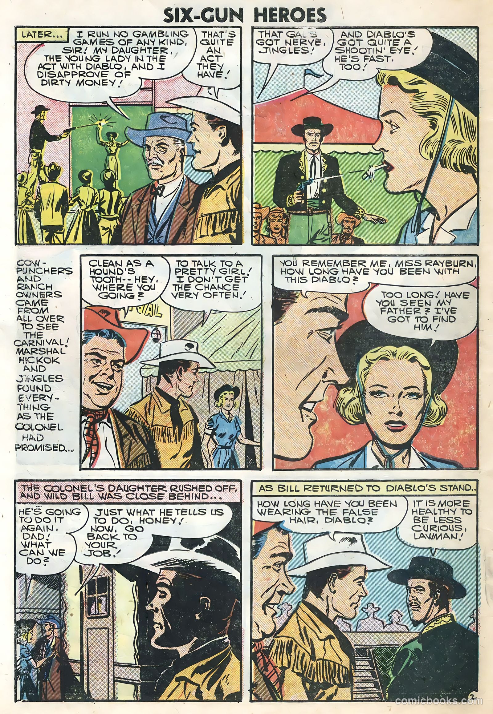 Six-Gun Heroes #40 (1957) — page 10 of 36