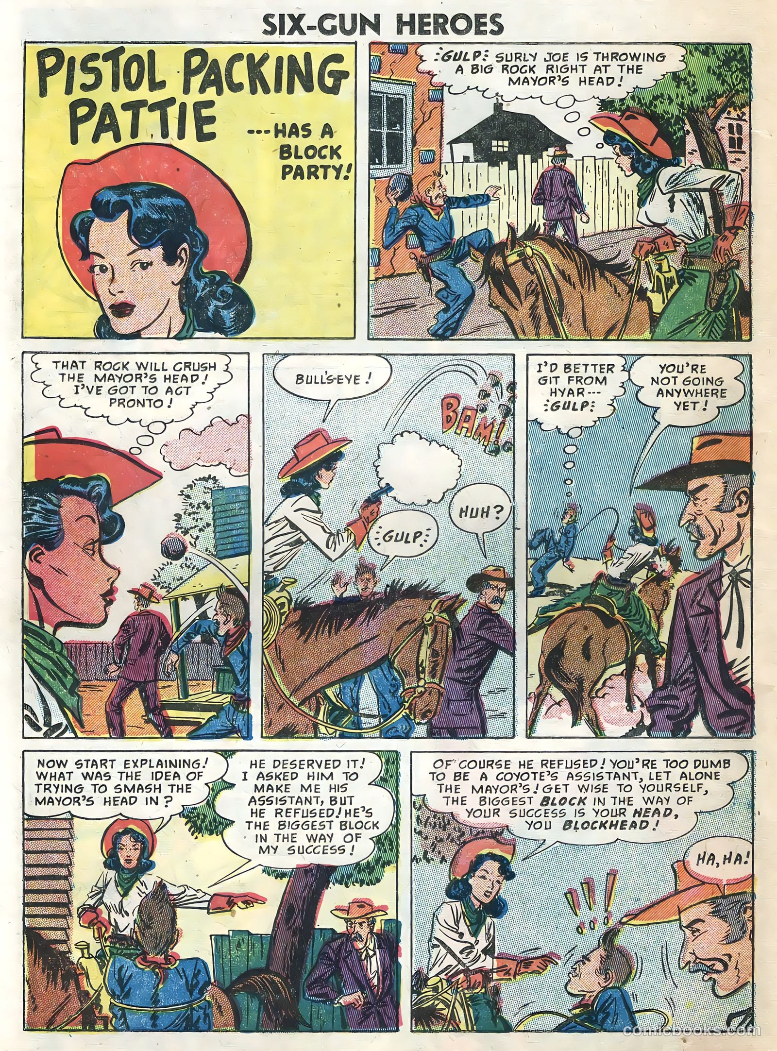 Six-Gun Heroes #40 (1957) — page 14 of 36