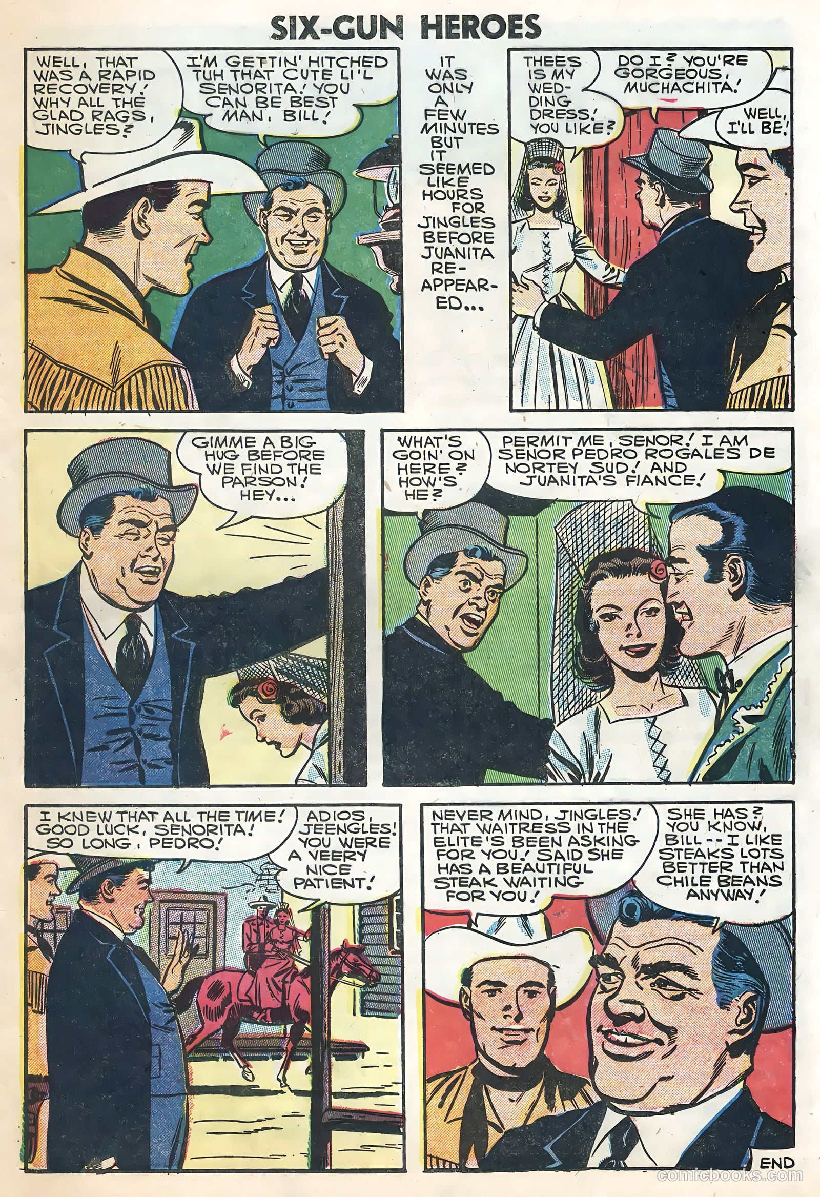 Six-Gun Heroes #40 (1957) — page 17 of 36