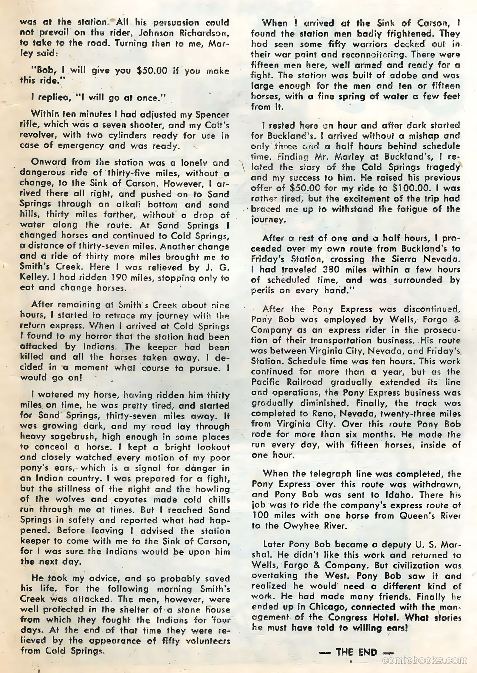 Six-Gun Heroes #40 (1957) — page 19 of 36