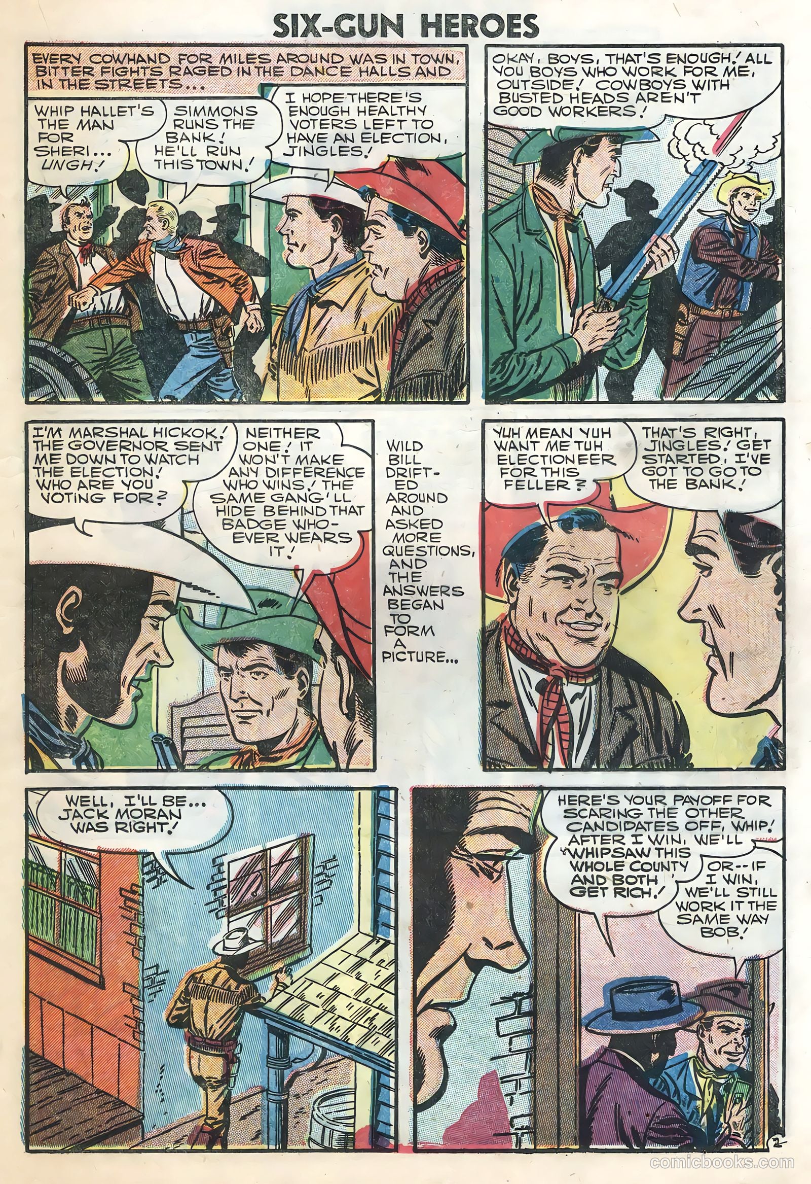 Six-Gun Heroes #40 (1957) — page 21 of 36