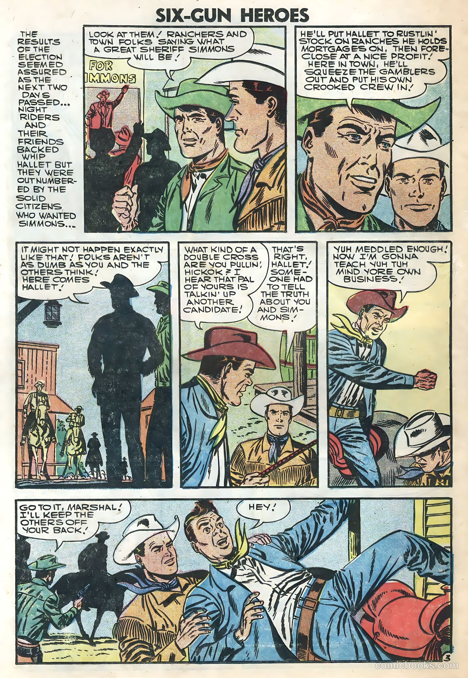 Six-Gun Heroes #40 (1957) — page 22 of 36