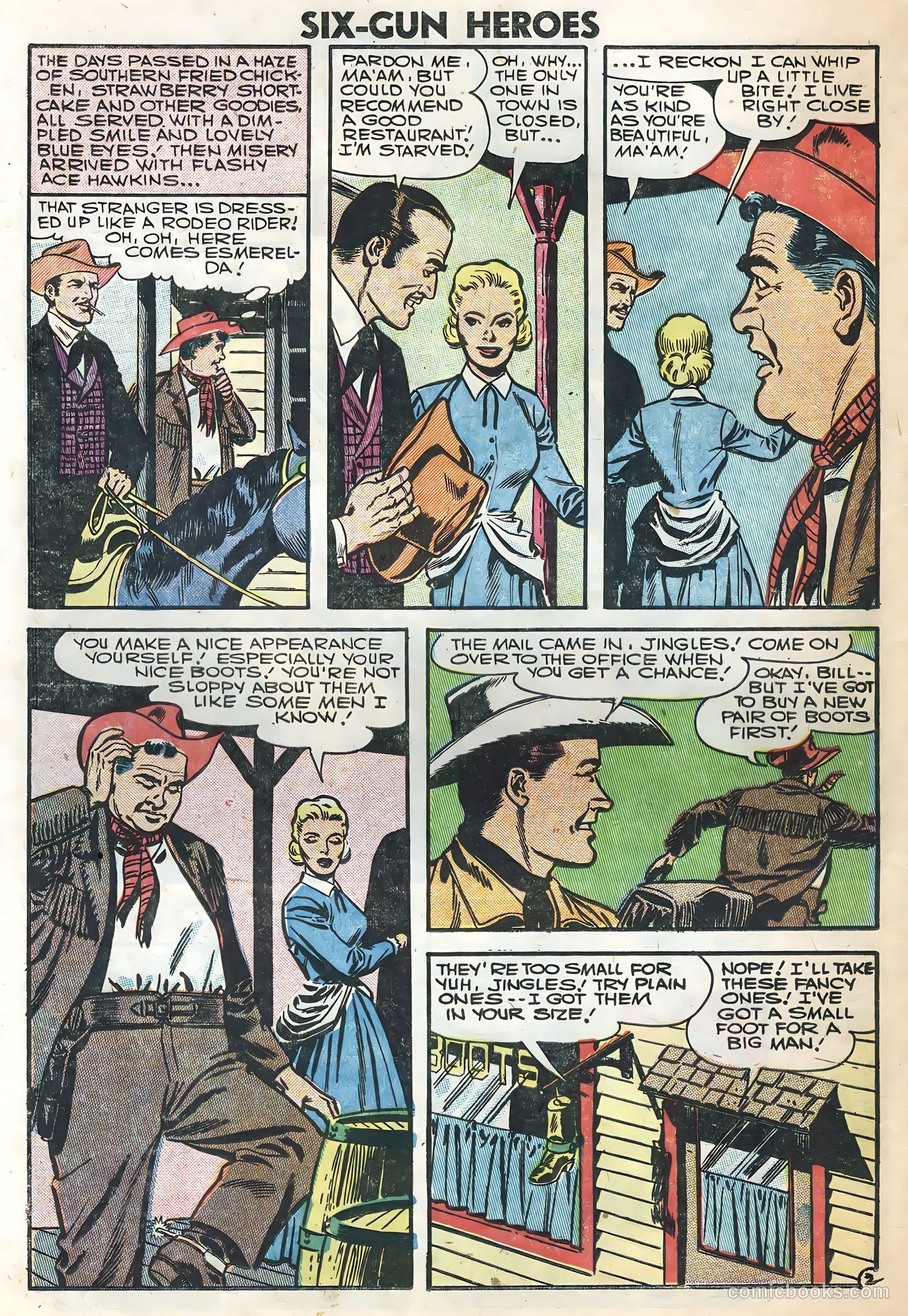 Six-Gun Heroes #40 (1957) — page 26 of 36