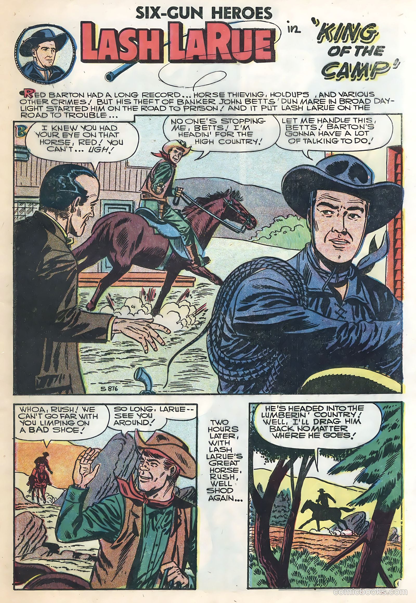 Six-Gun Heroes #40 (1957) — page 29 of 36