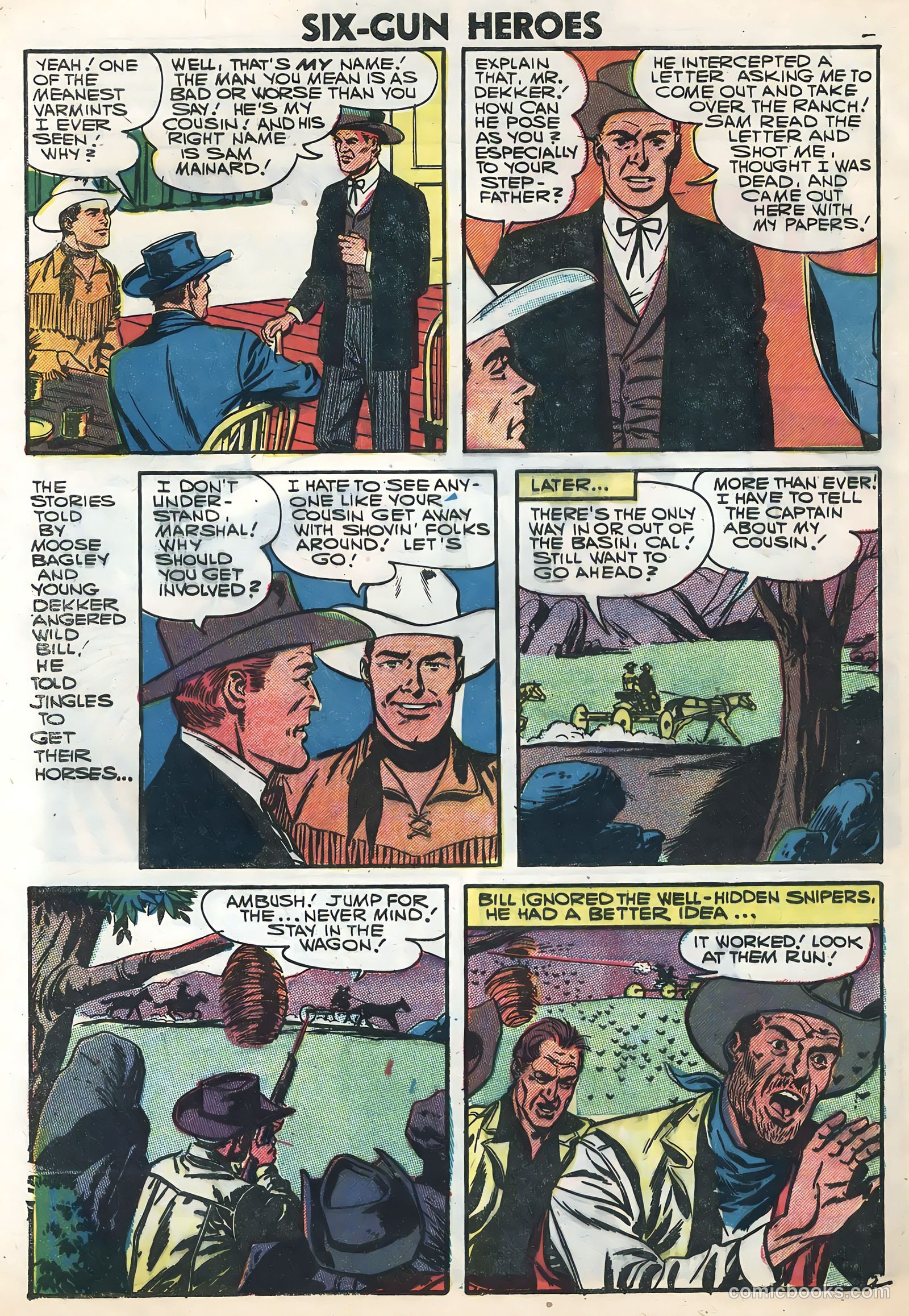 Six-Gun Heroes #41 (1957) — page 4 of 36