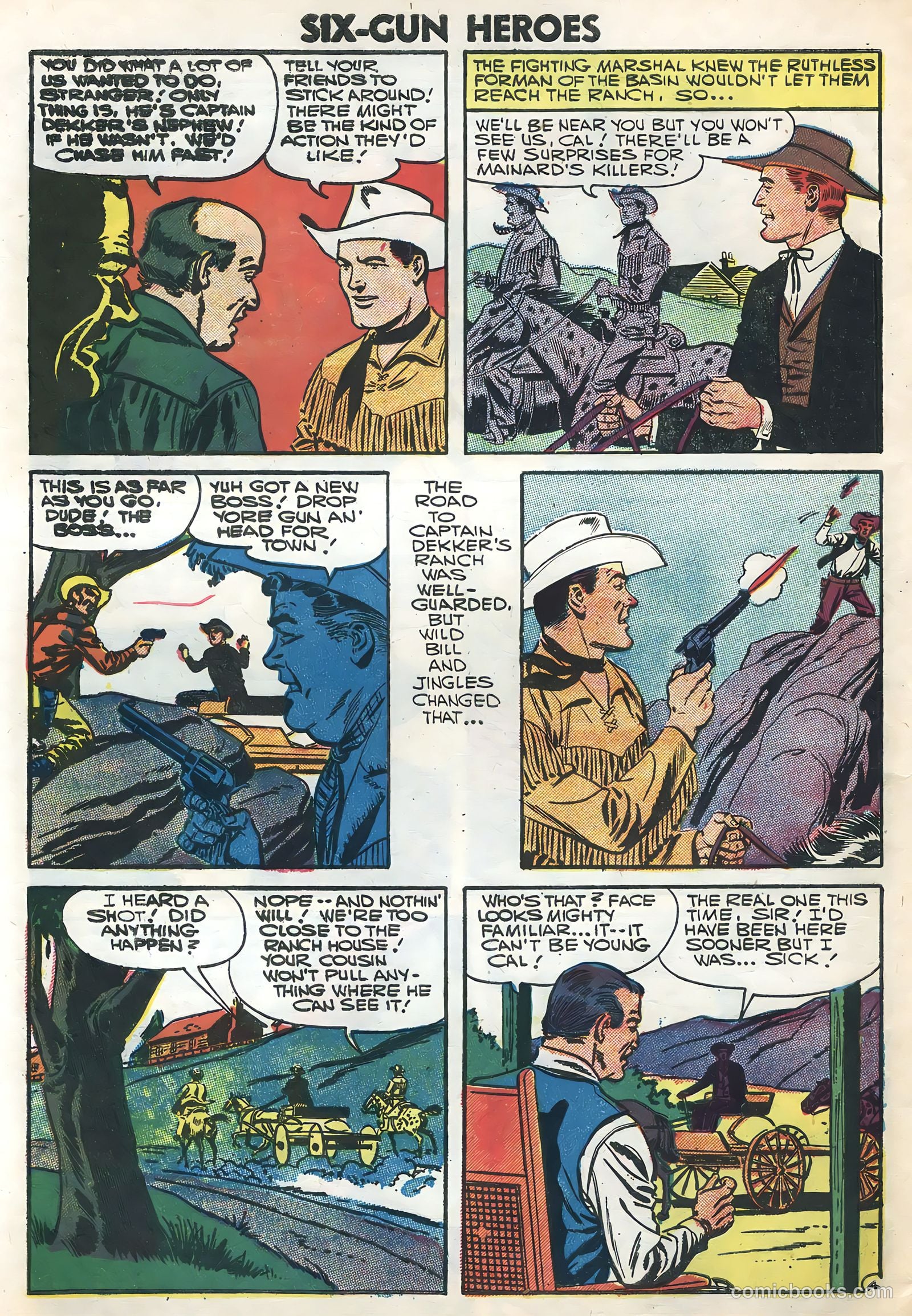 Six-Gun Heroes #41 (1957) — page 6 of 36