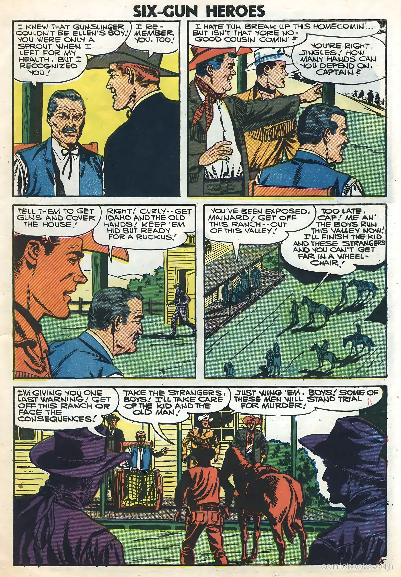 Six-Gun Heroes #41 (1957) — page 7 of 36